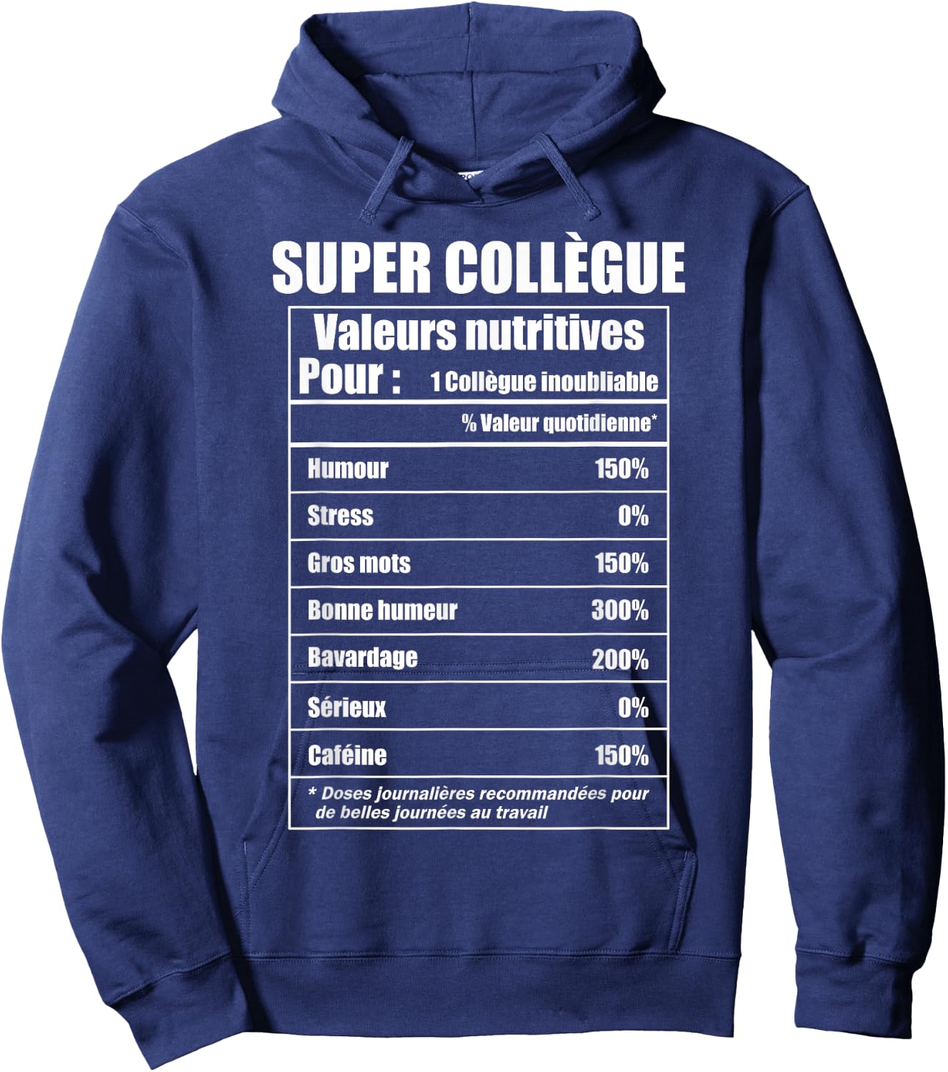 for a Super Colleague Hoodie - Hoodie | Navy