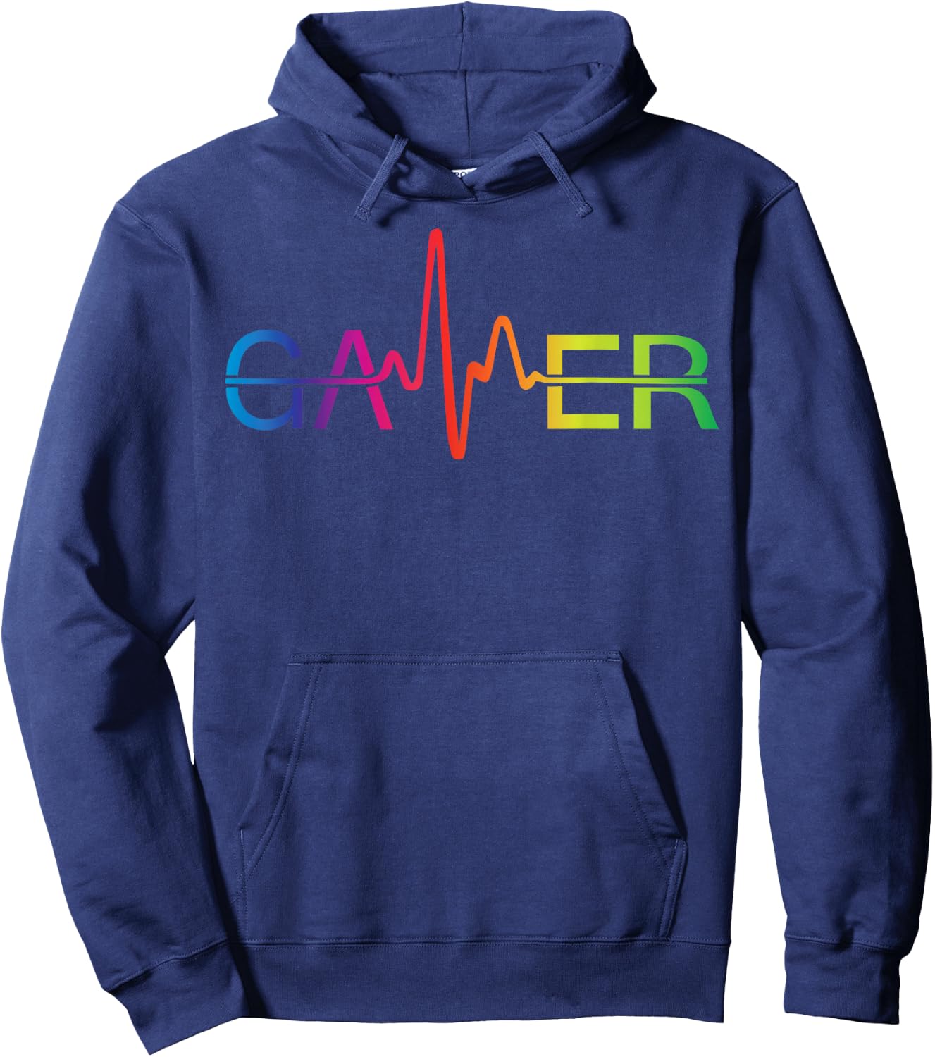 Vintage Gamer Heartbeat Videospiele Gaming Jungen Teens Hoodie - Hoodie | Navy