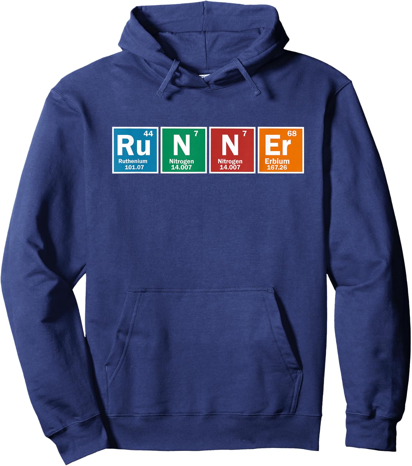 Runners Periodic Table Runner Hoodie - Hoodie | Navy