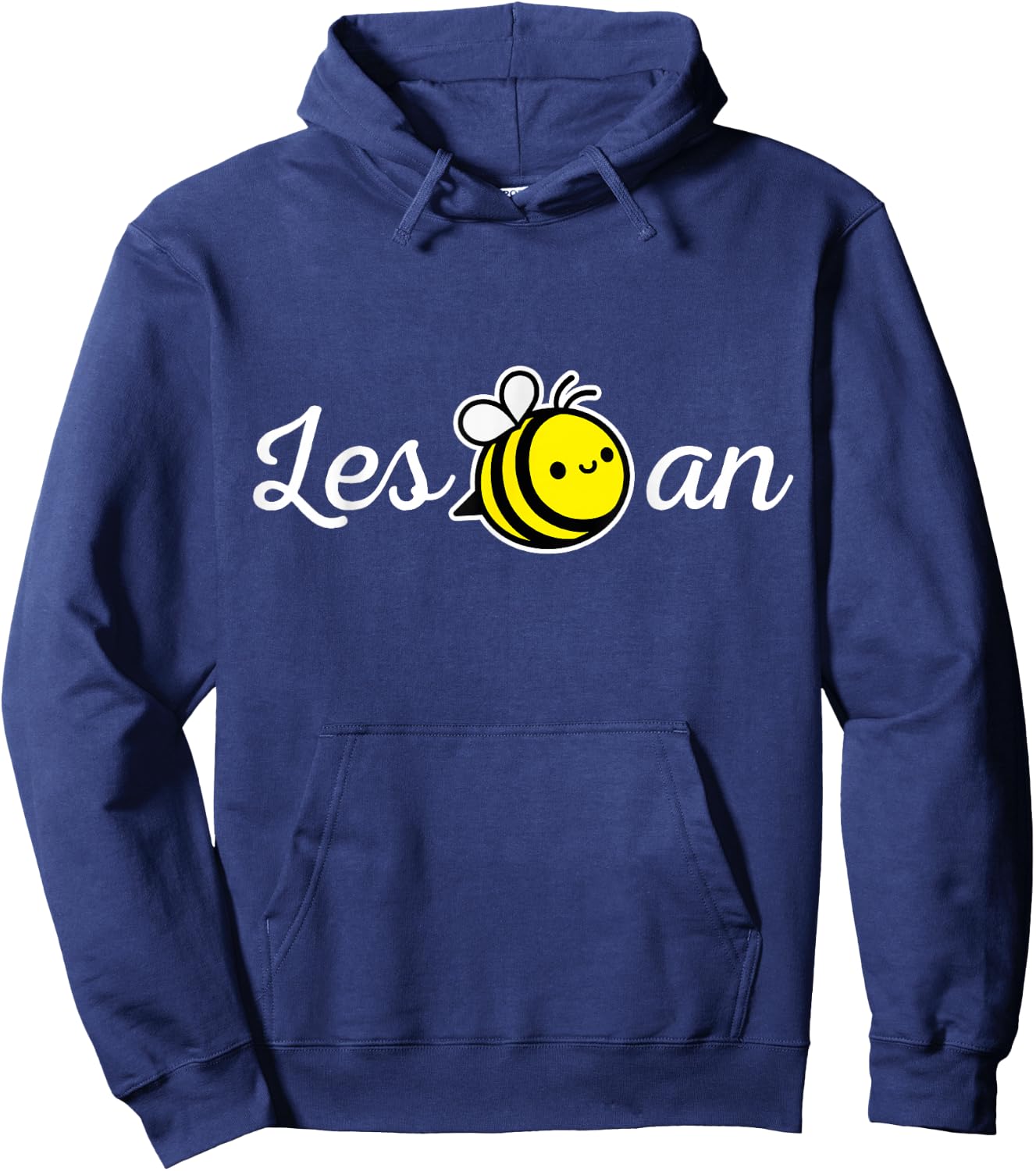 Les Bee an Funny Lesbian Outfit LGBTQ Gay Pride Hoodie - Hoodie | Navy