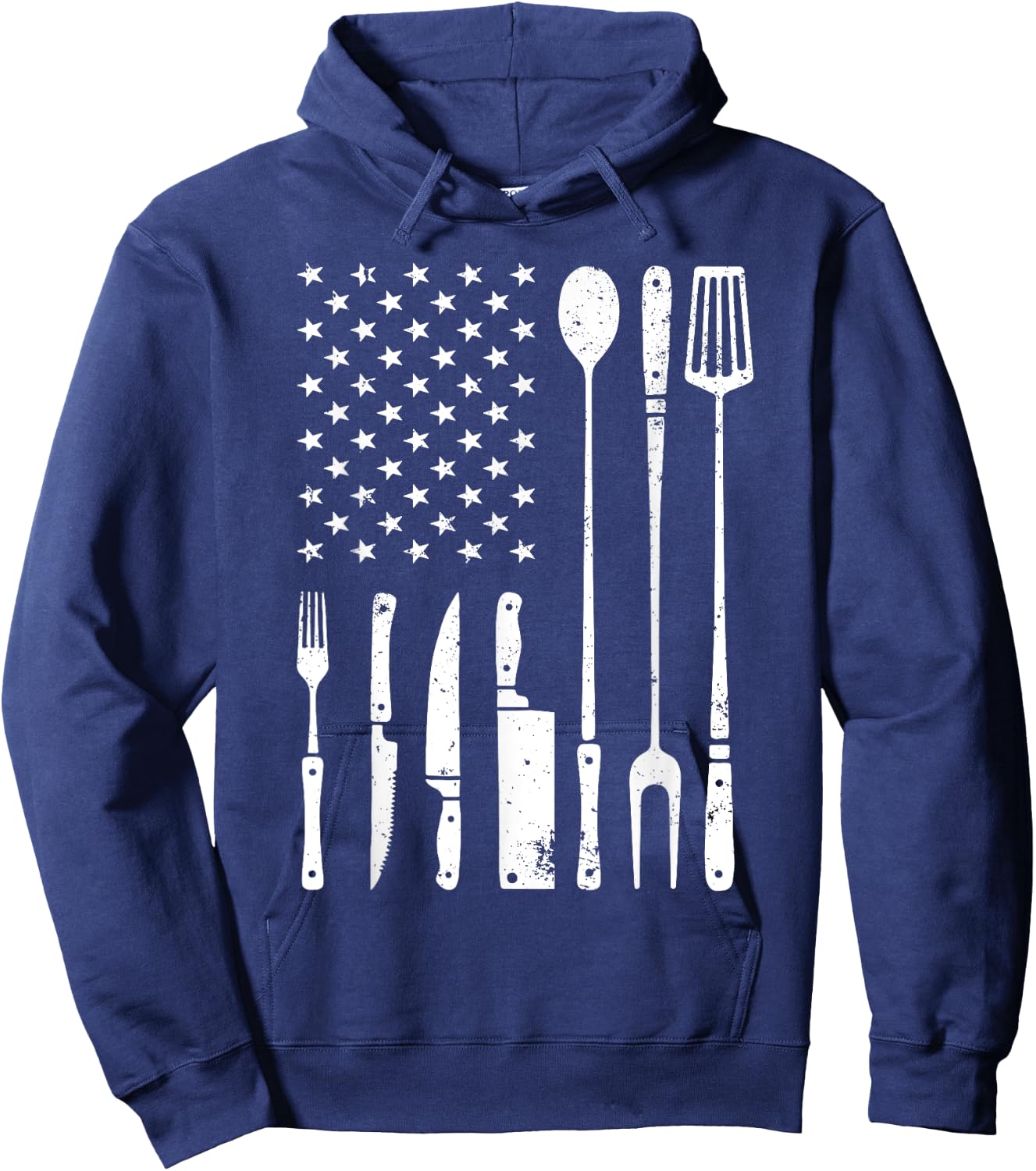 Cool BBQ Grilling Design Women Barbecue Meat Smoker Hoodie - Hoodie | Navy