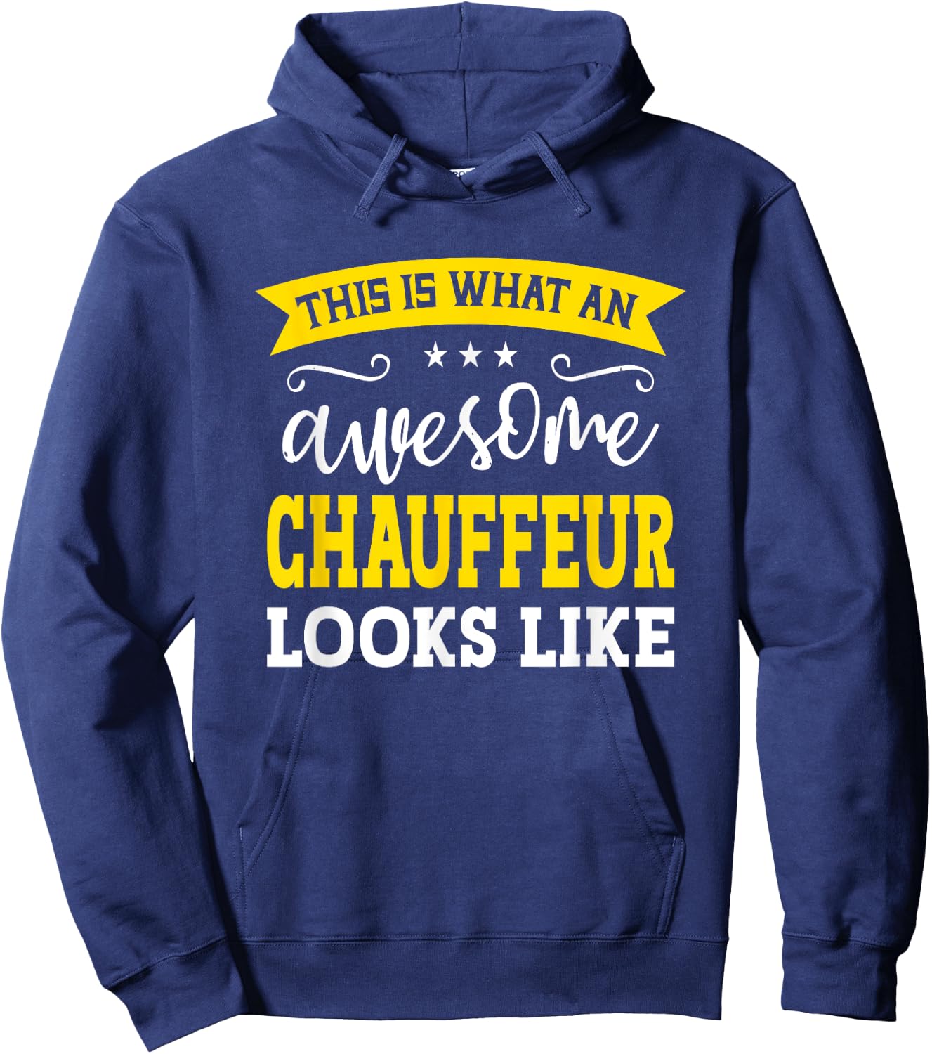 Funny Chauffeur Gifts Chauffeur Black -Adults Small Hoodie - Hoodie | Navy