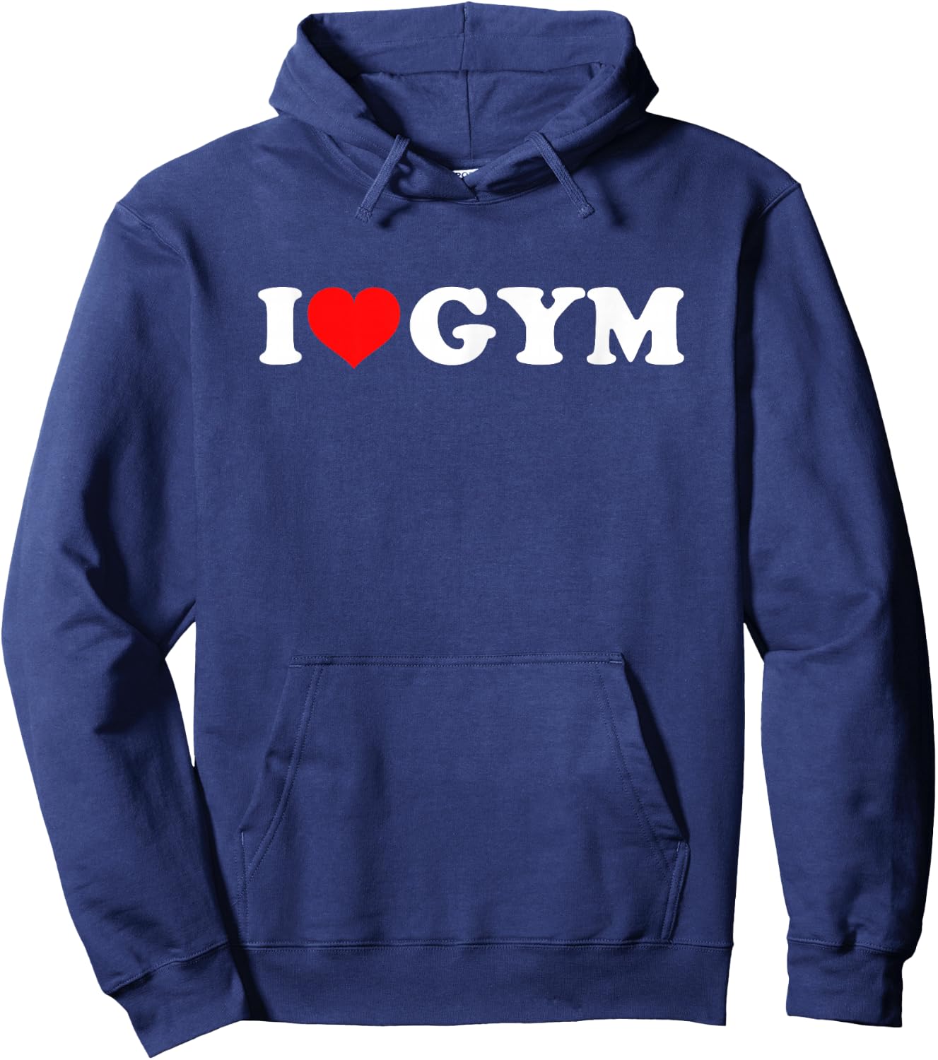 I Love Gym Hoodie - Hoodie | Navy