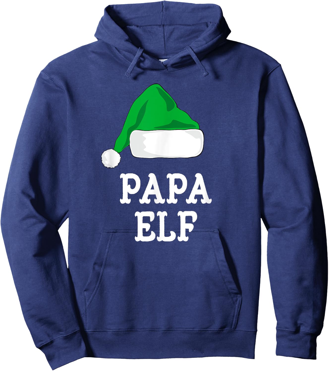Family The Papa Elf Christmas Matching Pajama Funny Xmas Hoodie - Hoodie | Navy