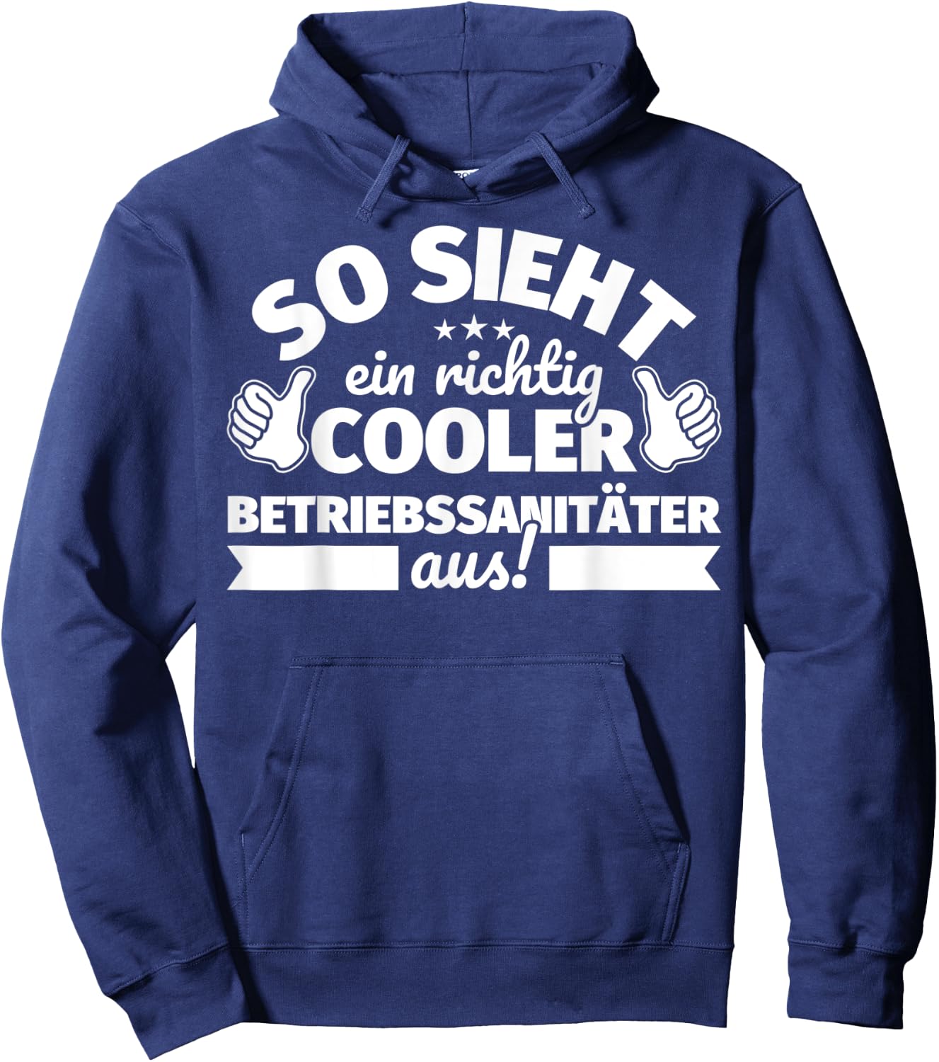 Betriebssanitäter lustig He Saying – So sieht ein richtig Coo , black Hoodie - Hoodie | Navy