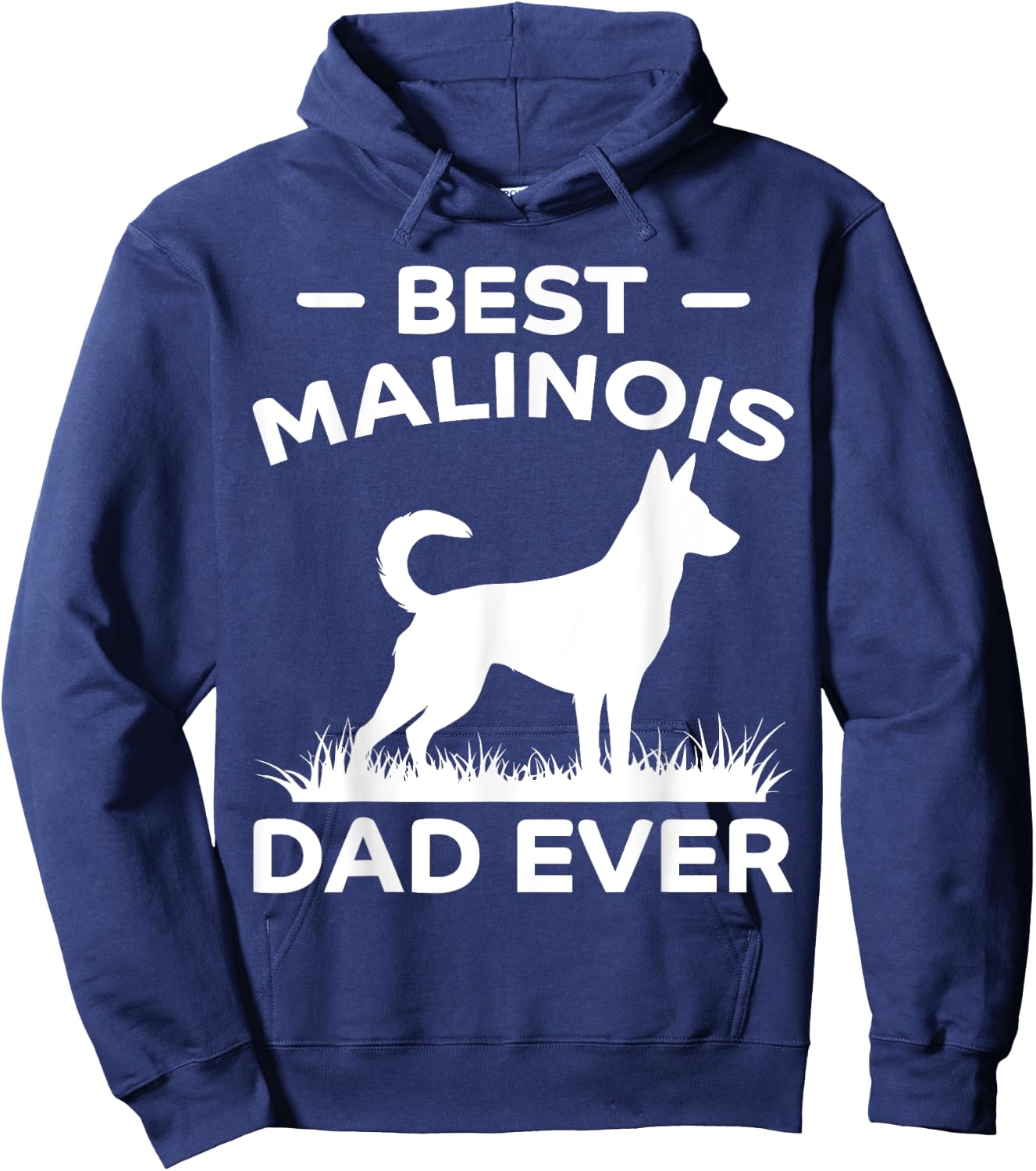 Bester Malinois-Vater aller Zeiten Lustiger Belgischer Malinois Hoodie - Hoodie | Navy