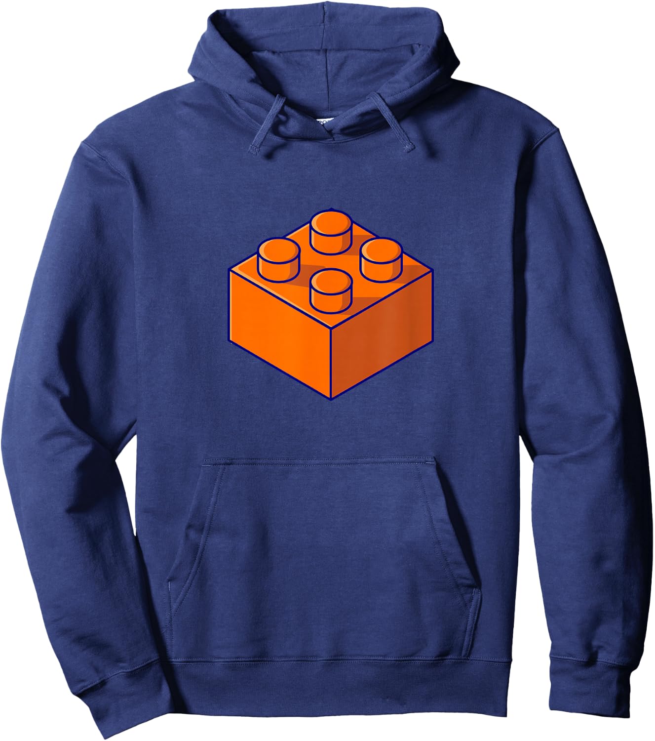 Building Block of Life - Build Toys Fun , black Hoodie - Hoodie | Navy