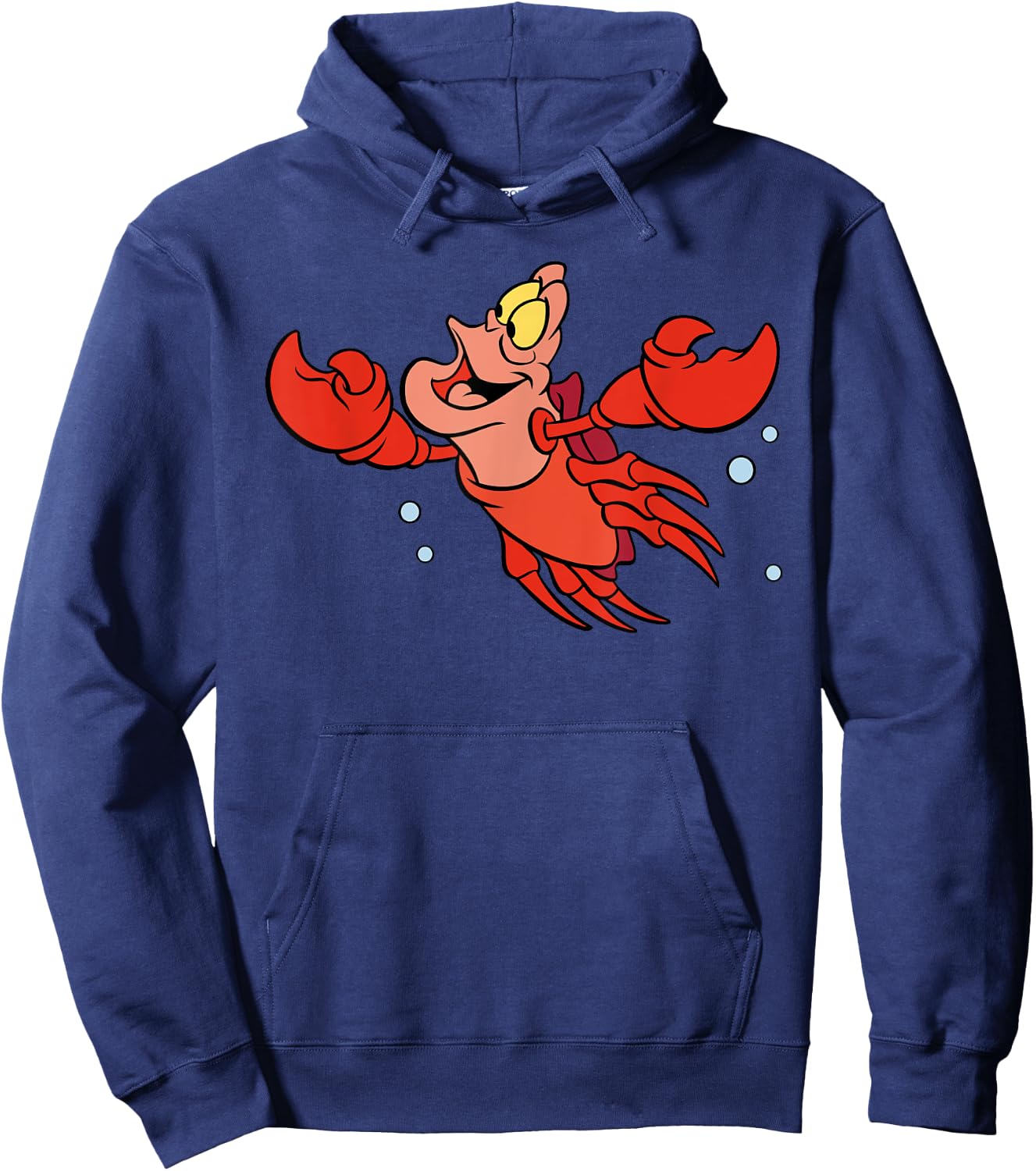 Little Mermaid Sebastian Lobster , black Hoodie - Hoodie | Navy
