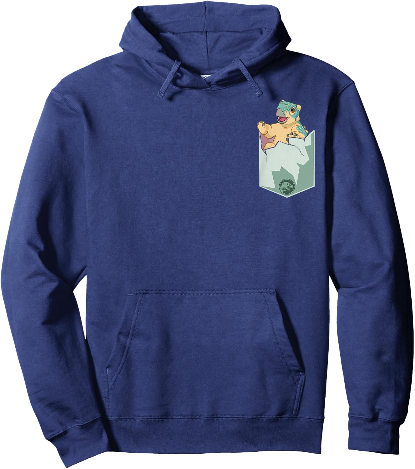 Jurassic World: Camp Cretaceous Bumpy Faux Pocket Hoodie - Hoodie | Navy
