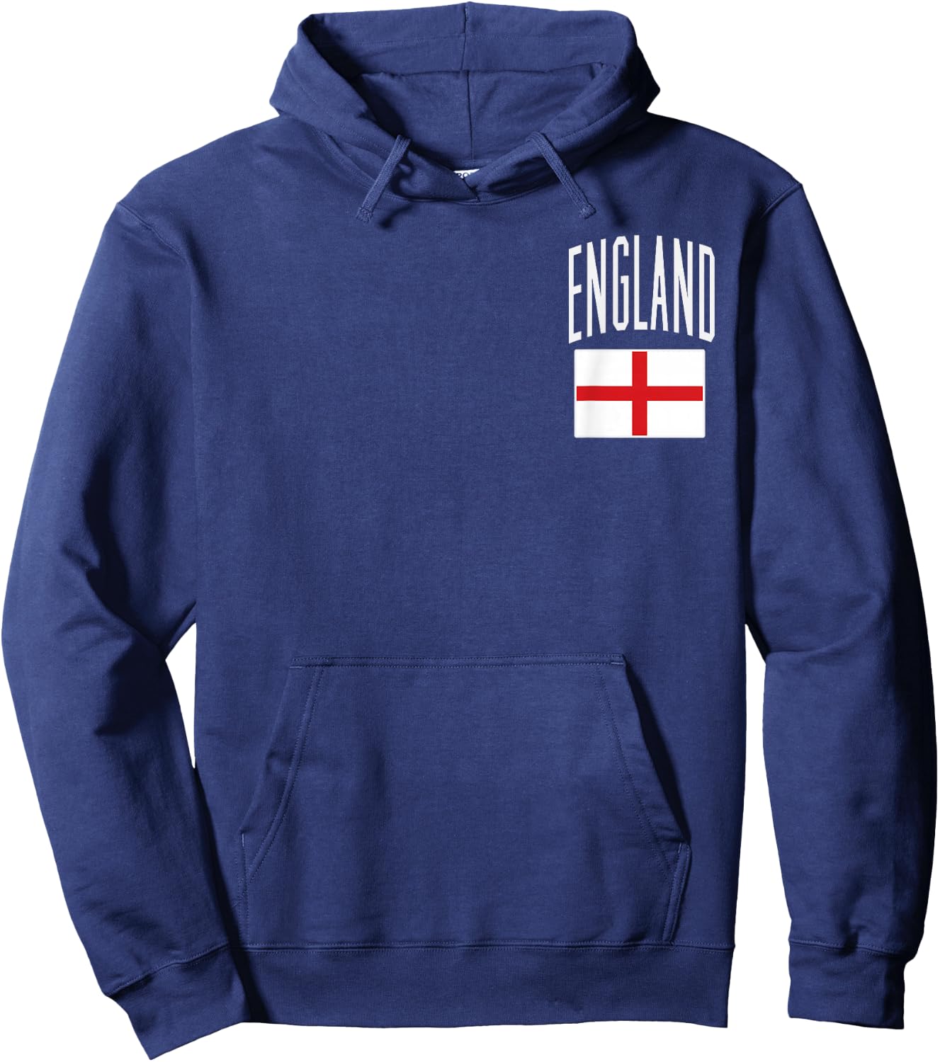 England Flag English Football Soccer Fan Men Women Kids Hoodie - Hoodie | Navy