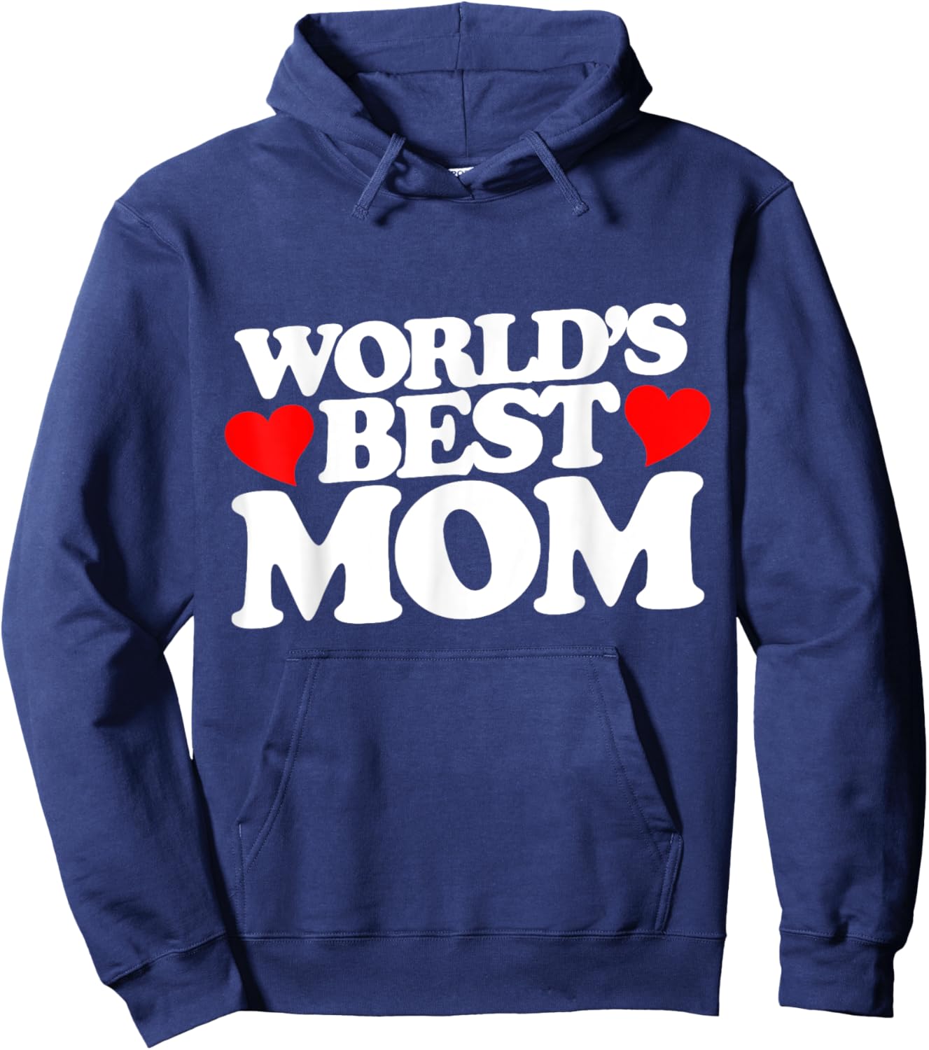 World's Best Mom shirt for mother's day Hoodie - Hoodie | Navy