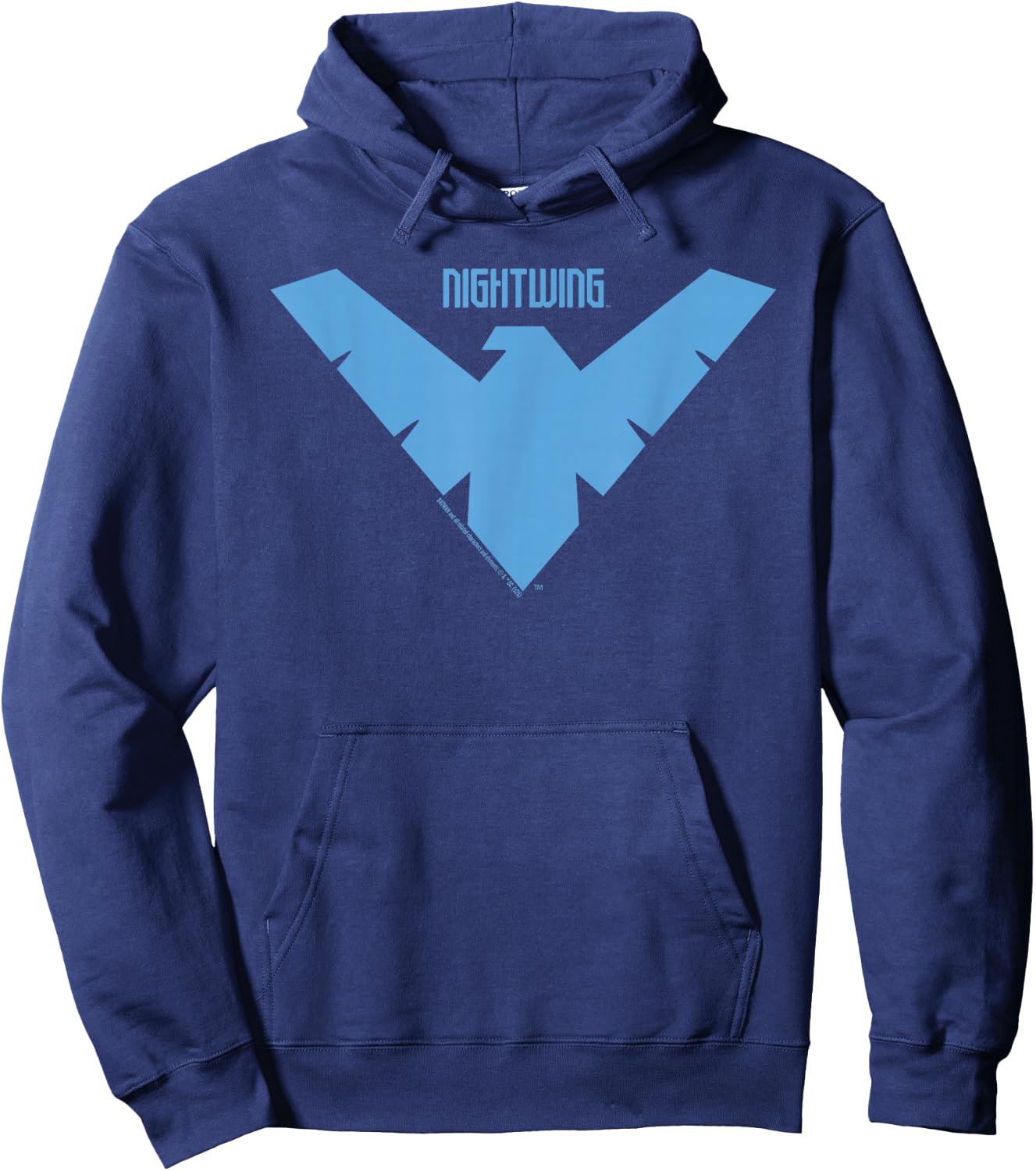 Batman Nightwing Logo , Black, S Hoodie - Hoodie | Navy