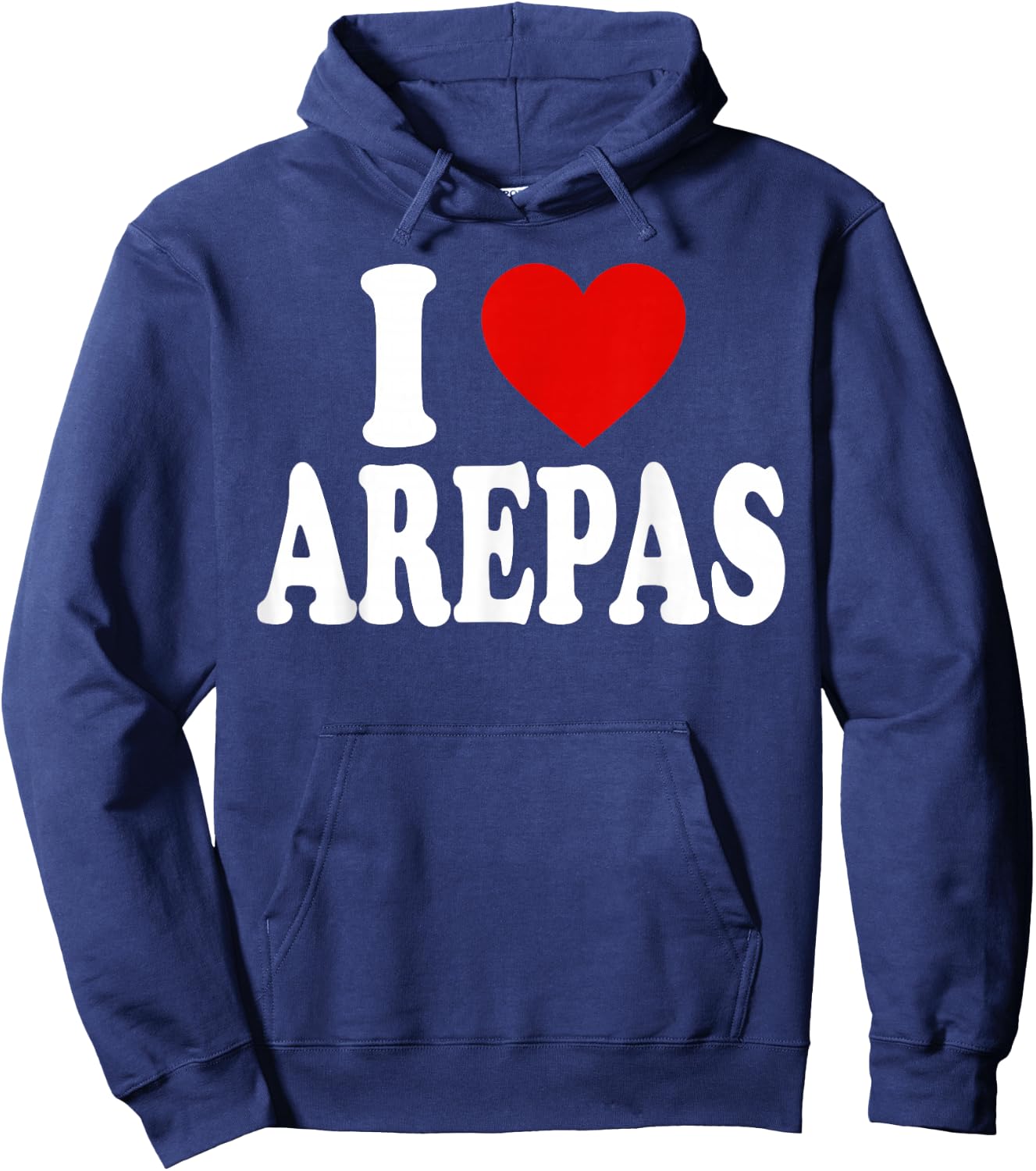 I Heart Love Arepas Hoodie - Hoodie | Navy