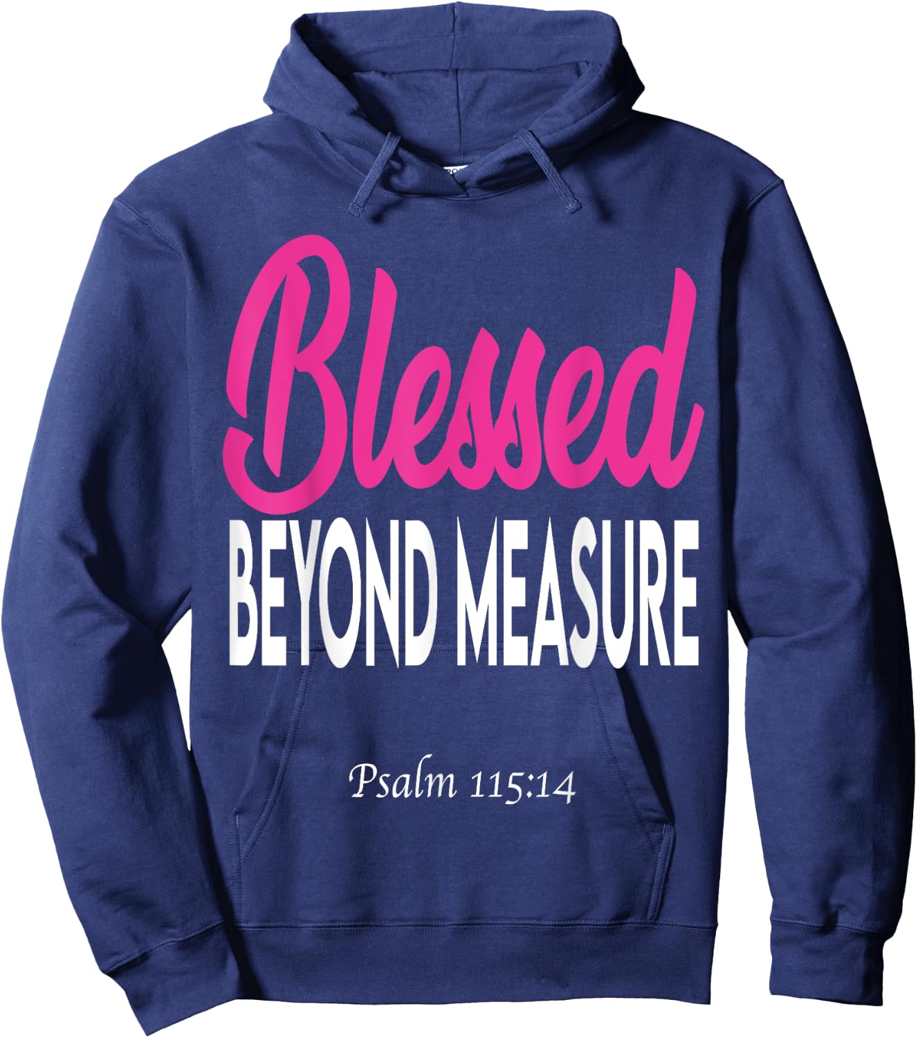 Blessed beyond measure Hoodie - Hoodie | Navy