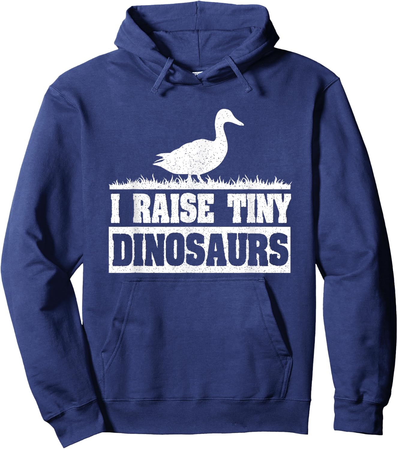 I Raise Tiny Dinosaurs Funny Duck Lover Hoodie - Hoodie | Navy