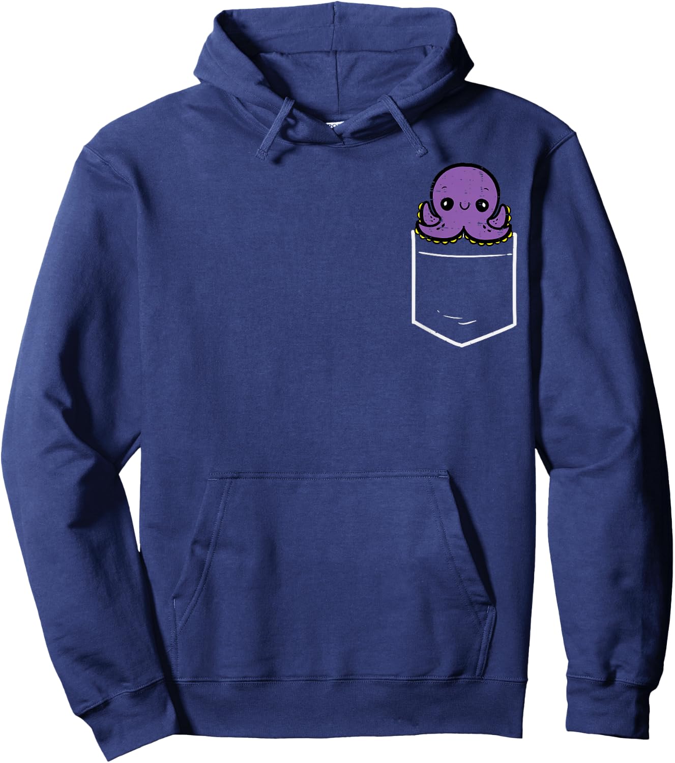 Coconut Octopus Pocket Cephalopod Women Men Boys Girls Kids Hoodie - Hoodie | Navy