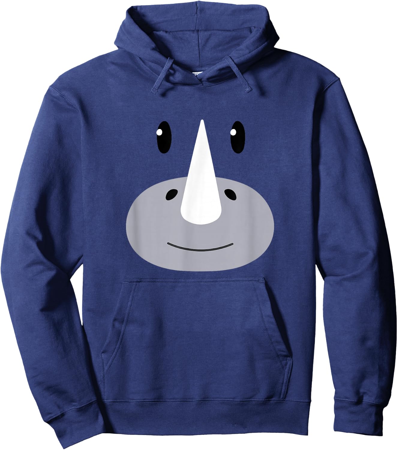 Rhino Face Halloween Costume Adult Kids Toddler Baby 5T 4T Hoodie - Hoodie | Navy