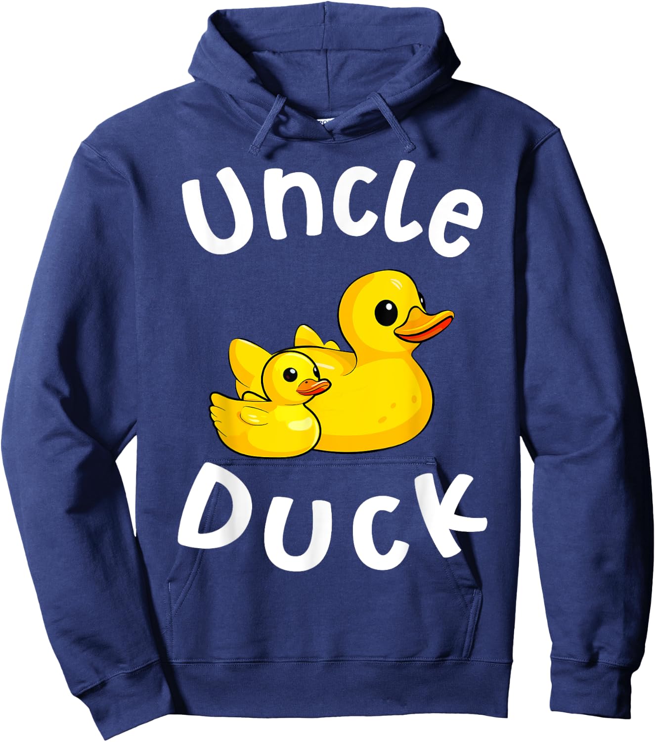 Uncle Duck Birthday Rubber Duck Kids Family Matching Hoodie - Hoodie | Navy