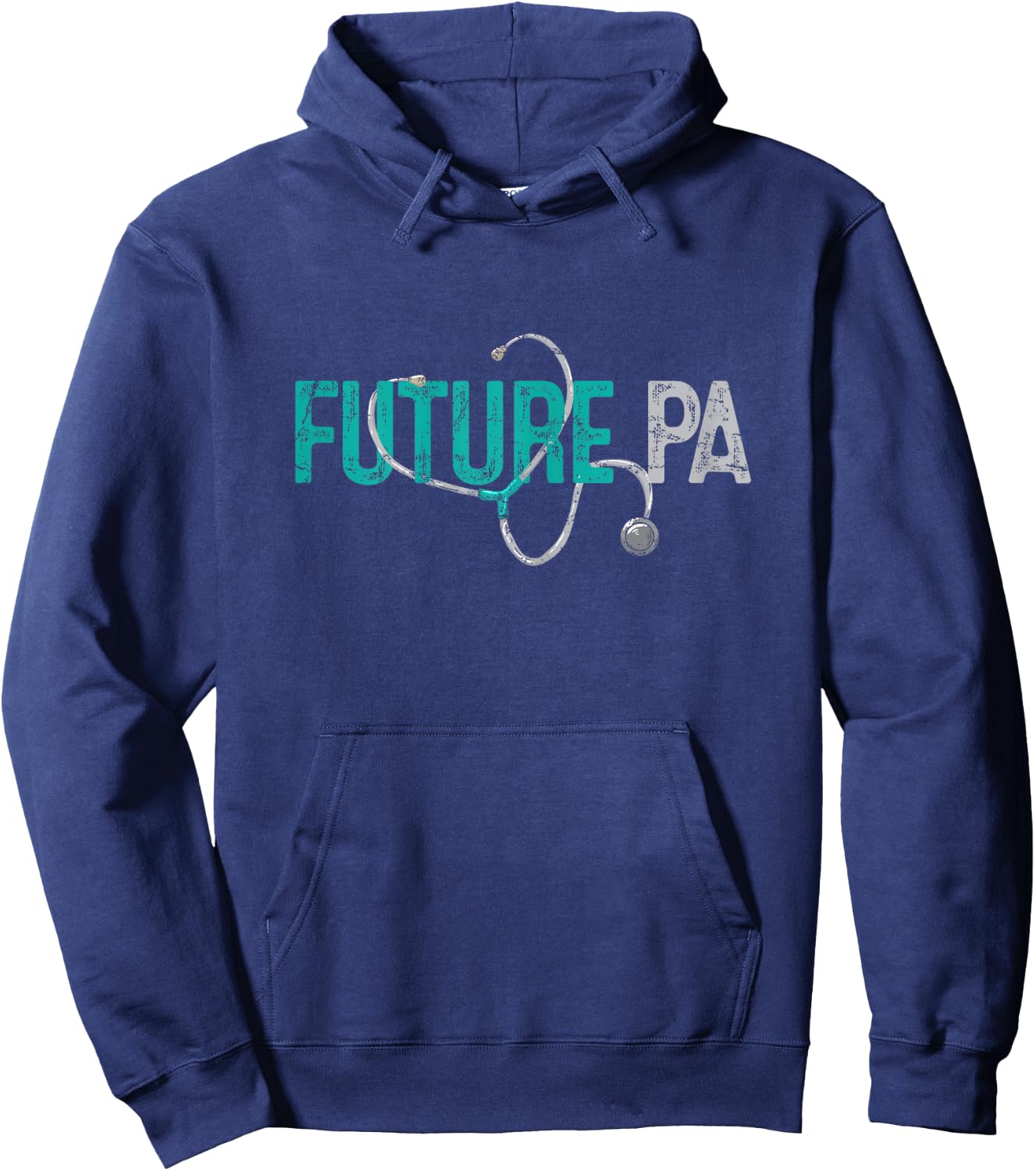 Future PA Physician Assistant Student Vintage Hoodie - Hoodie | Navy