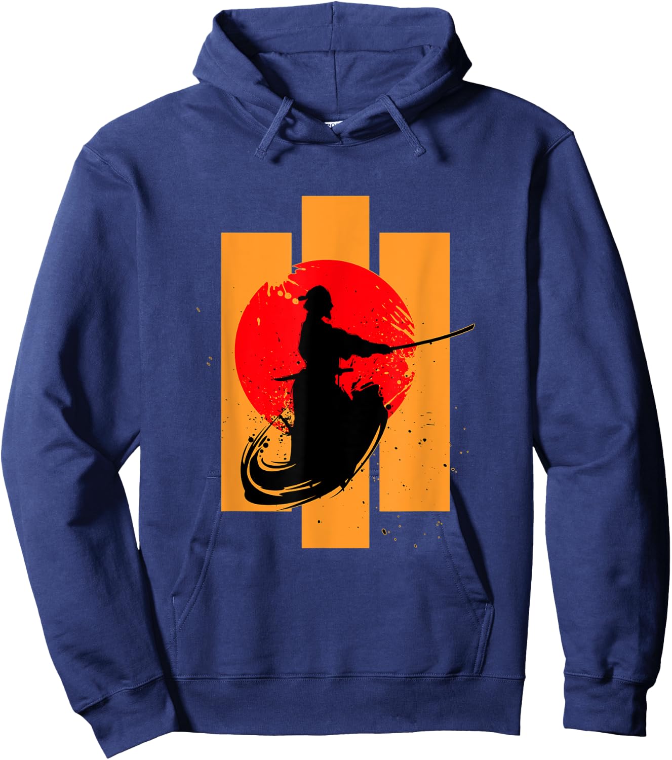 Japanischer Samurai-Krieger Bushido Code Japan Ronin Swordsmen Hoodie - Hoodie | Navy