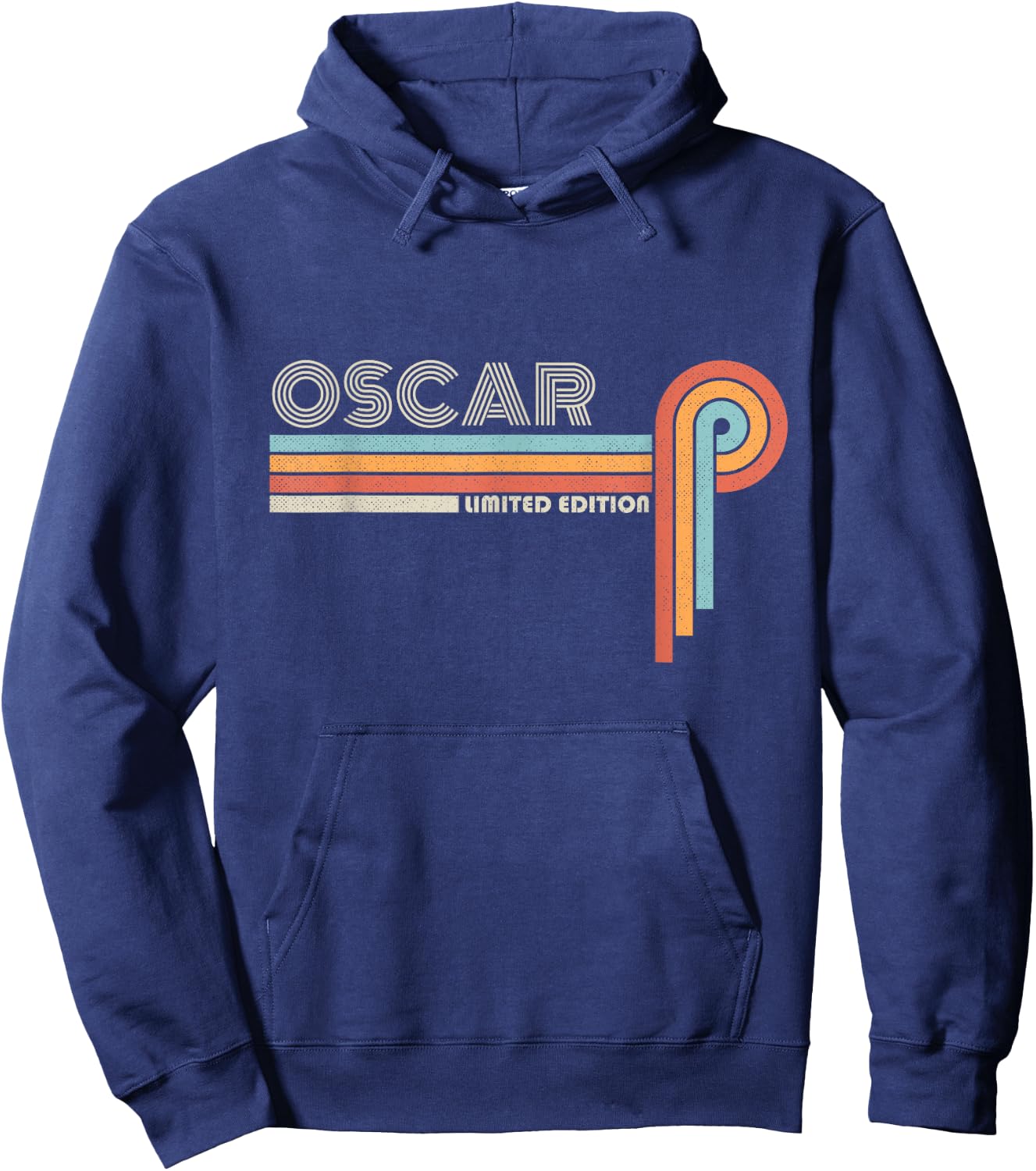 OSCAR Name Gifts Personalized Funny Retro Vintage Birthday Hoodie - Hoodie | Navy