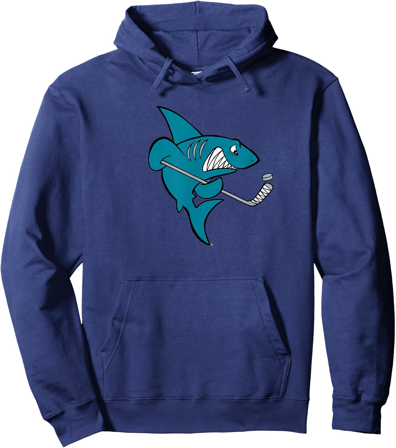 Ice Shark Hockey Ocean Beast Hoodie - Hoodie | Navy