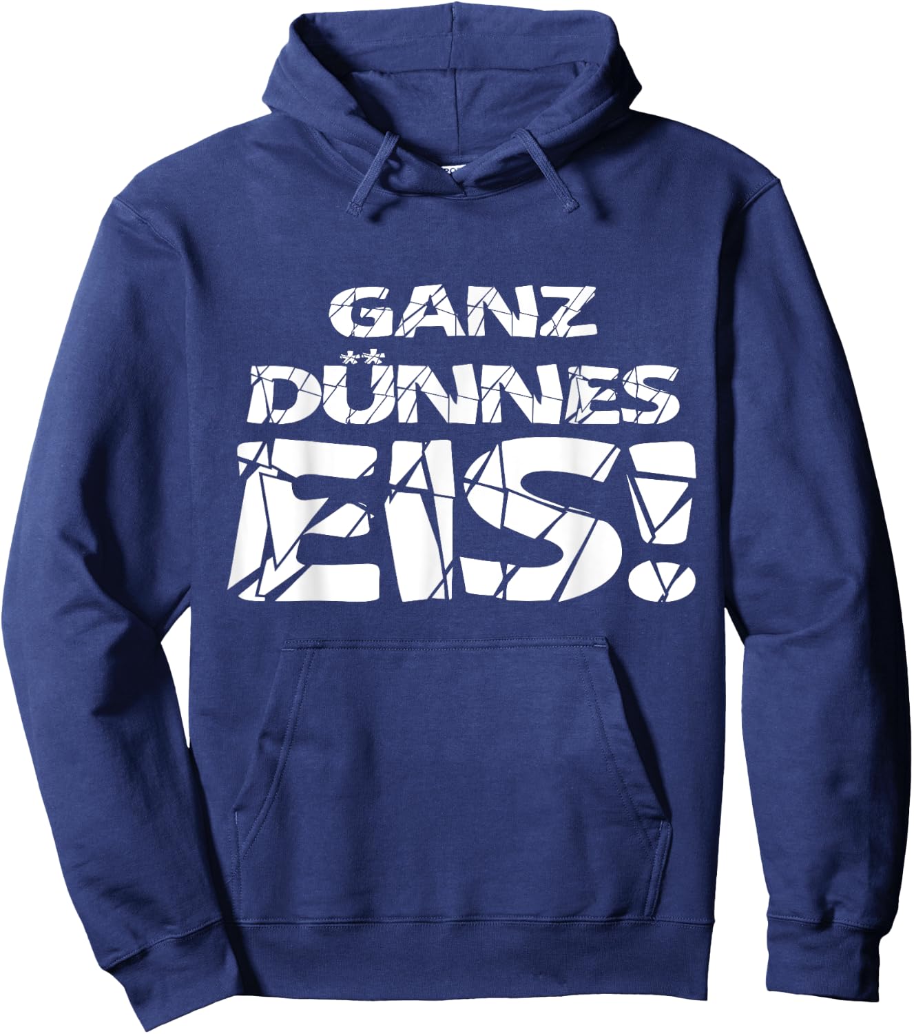 Ganz dünnes Eis Hoodie - Hoodie | Navy