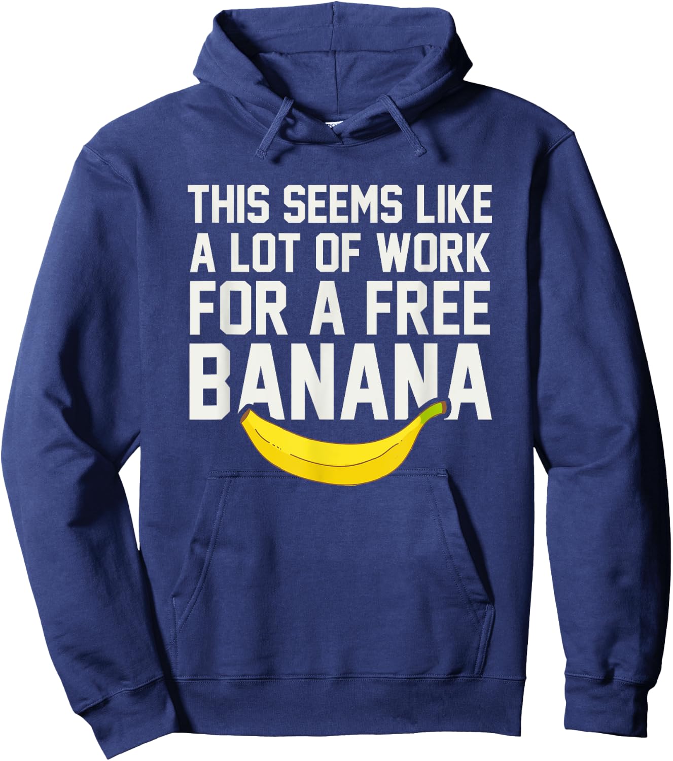 Funny Cross Country Running Shirts - XC Shirt Free Bananaa Hoodie - Hoodie | Navy