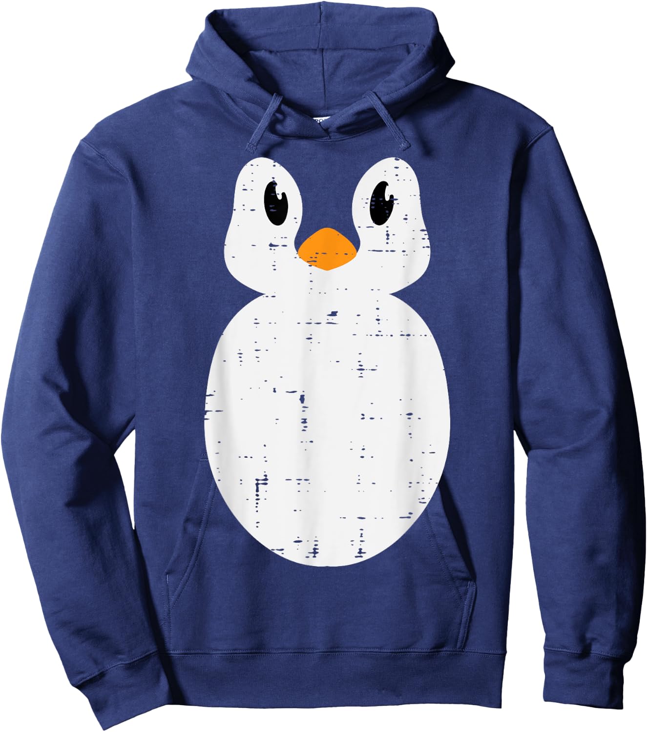 Penguin Face Costume Cute Animal Men Women Boys Girls Kids Hoodie - Hoodie | Navy