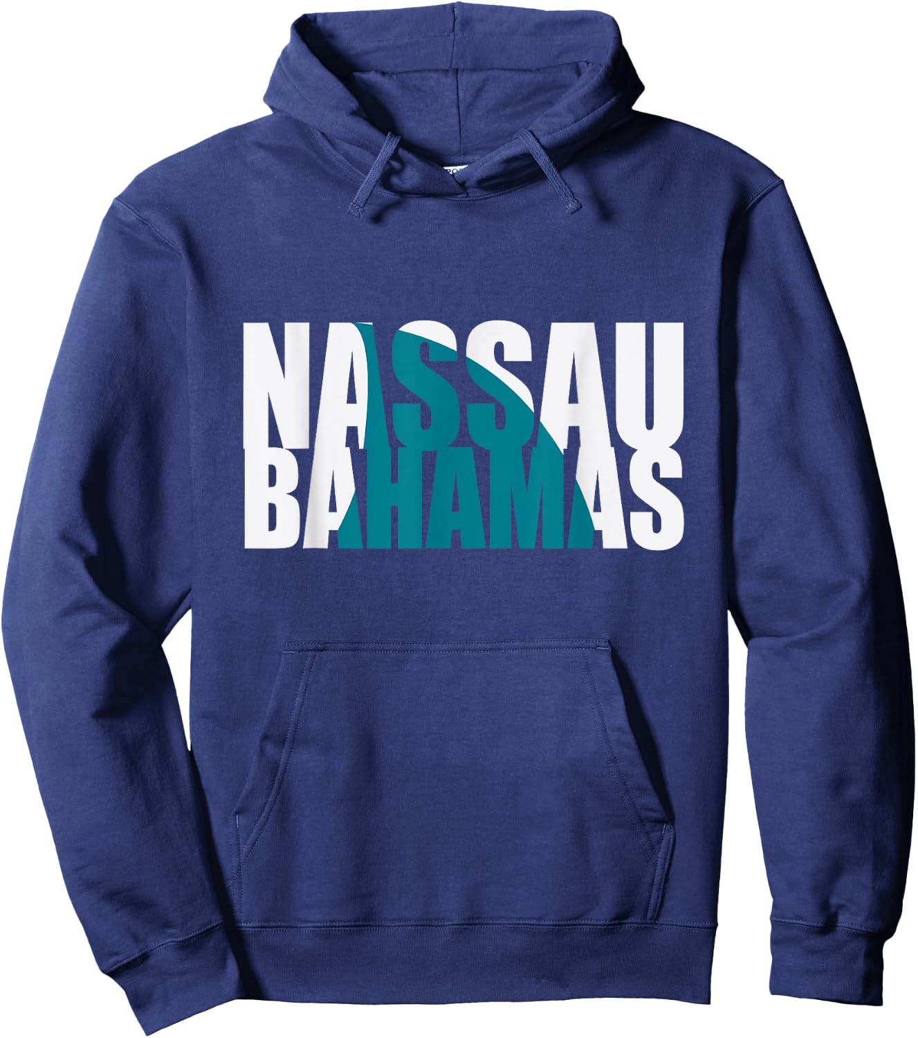Nassau Bahamas Shark Fin Vacation Souvenir Hoodie - Hoodie | Navy