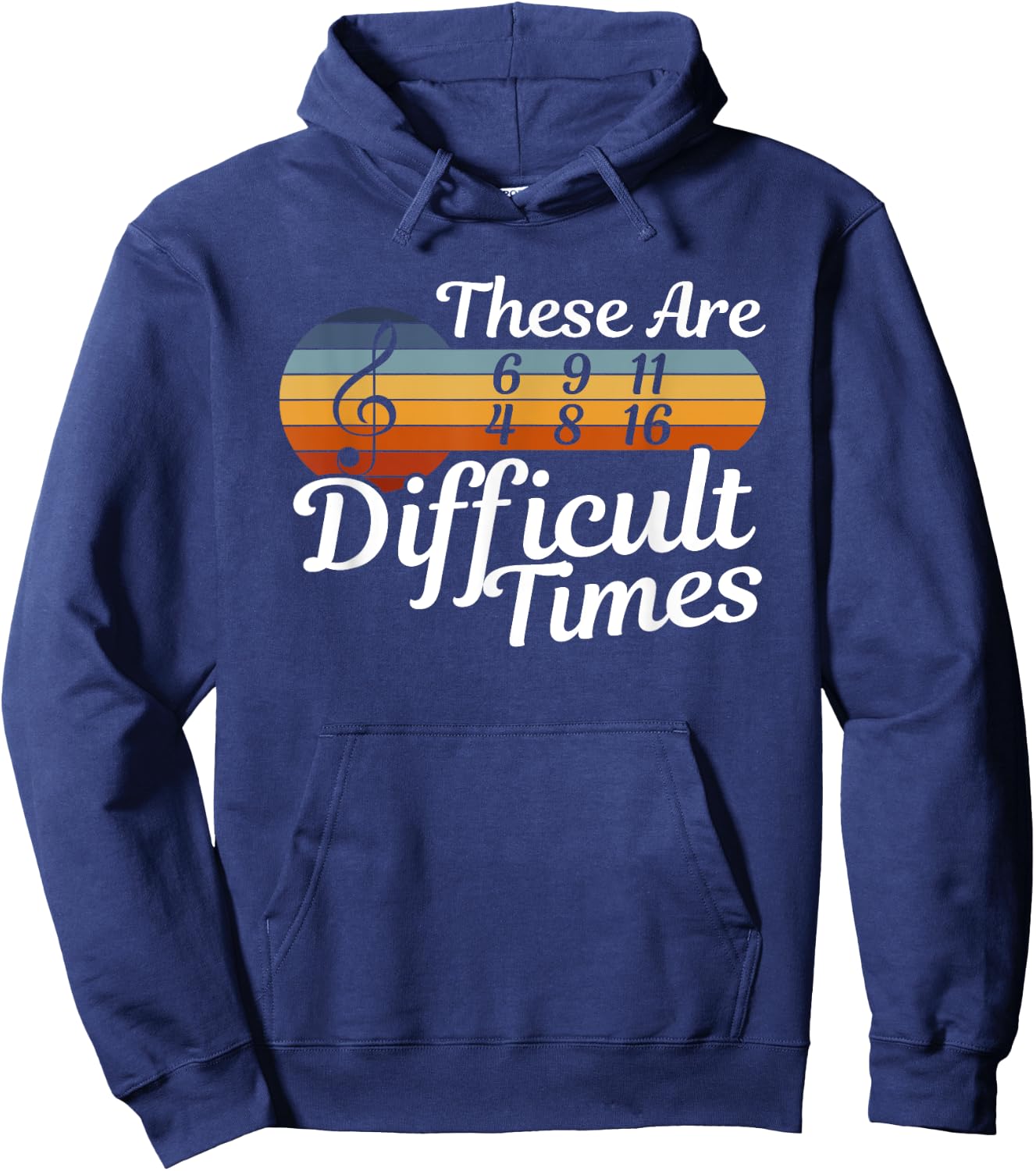 These Are Difficult Times - Musicians - Musicians Hoodie - Hoodie | Navy