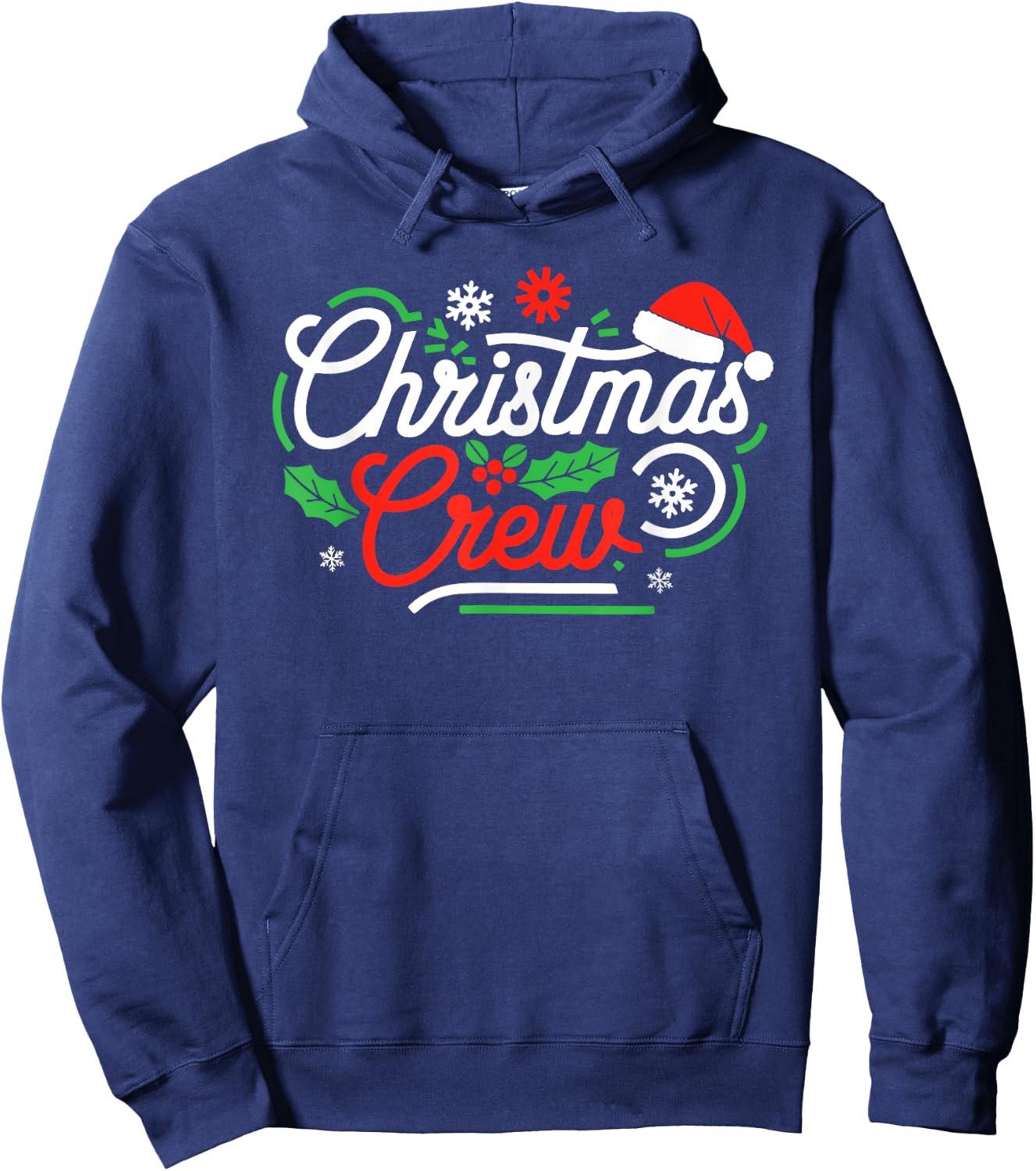 Christmas Crew Shirt Adult Men Women Kids Christmas Pajamas Hoodie - Hoodie | Navy