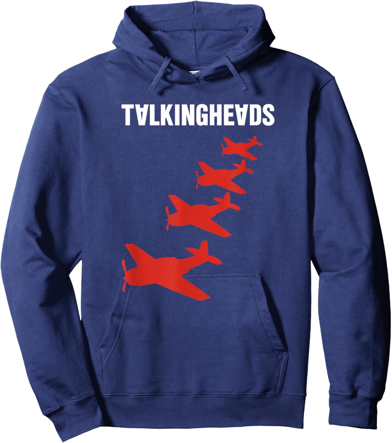 Talking Heads Four Aeroplane , black Hoodie - Hoodie | Navy