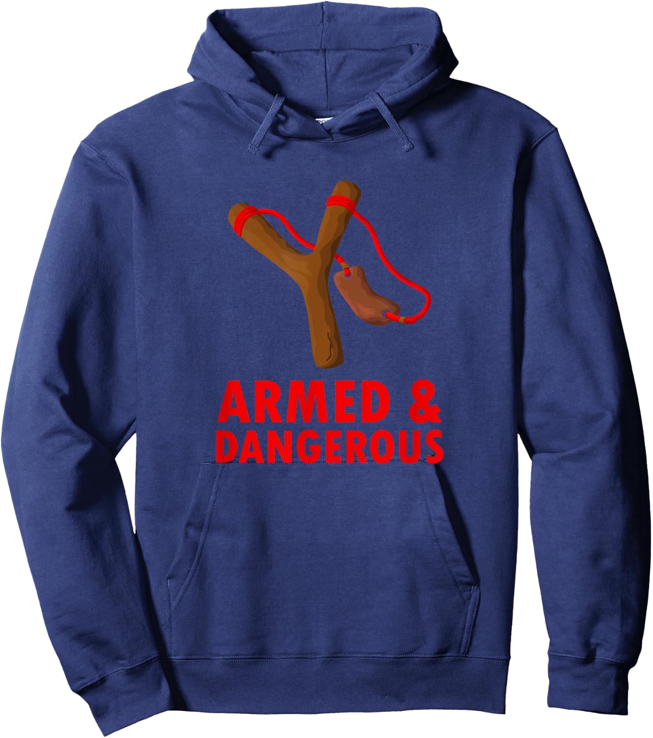 Toy Slingshot Backyard Rabbit & Squirrel Hunting Hoodie - Hoodie | Navy
