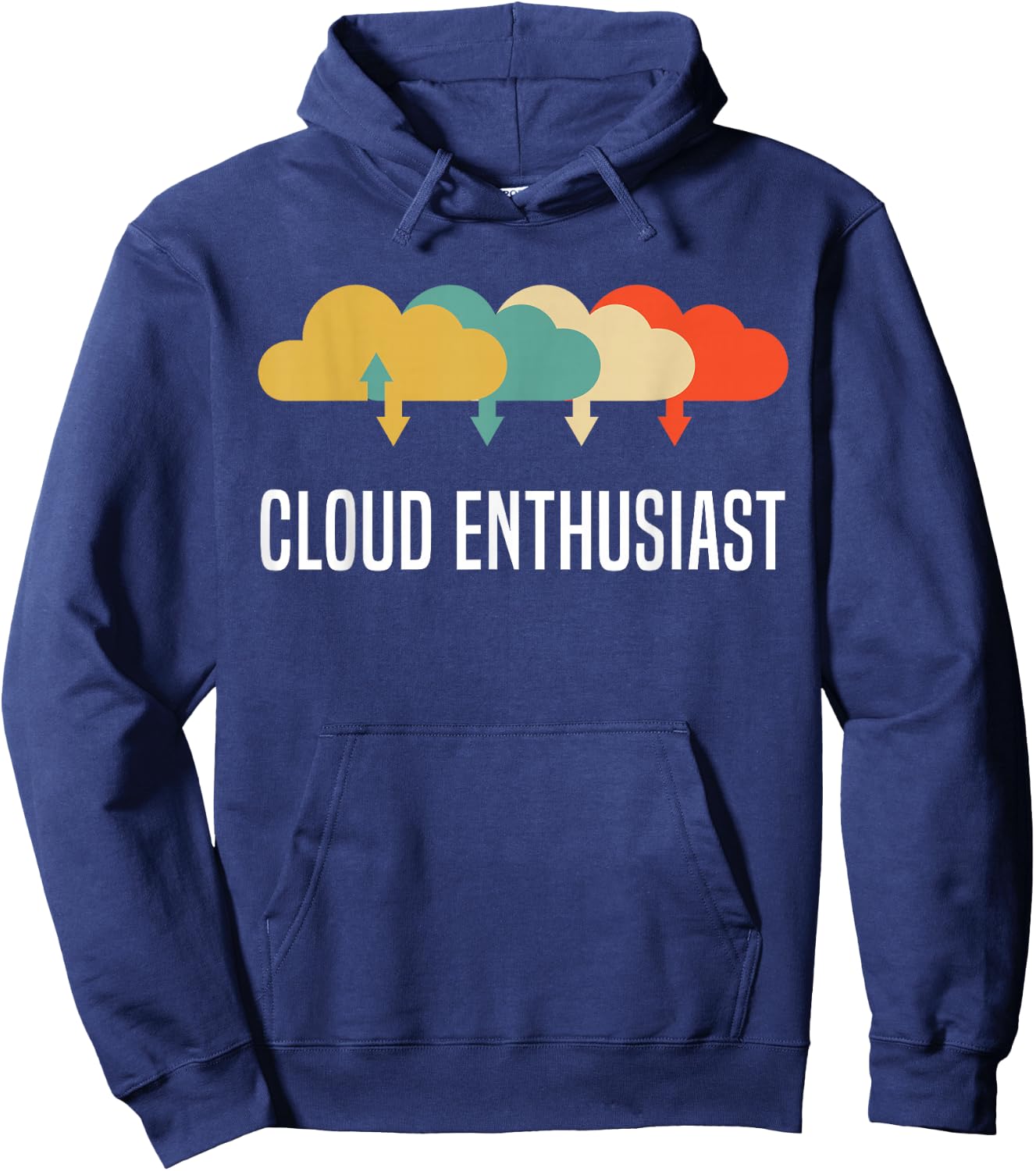 Devops Engineer Cloud Computing Cloud Enthusiast Hoodie - Hoodie | Navy
