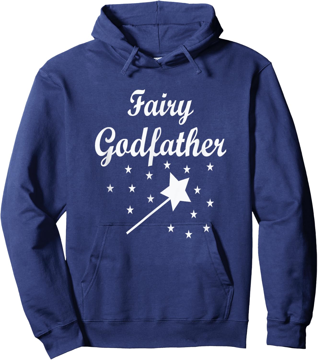 Fairy Godfather Uncle Grandfather Brother Wears Fun & Cute Hoodie - Hoodie | Navy