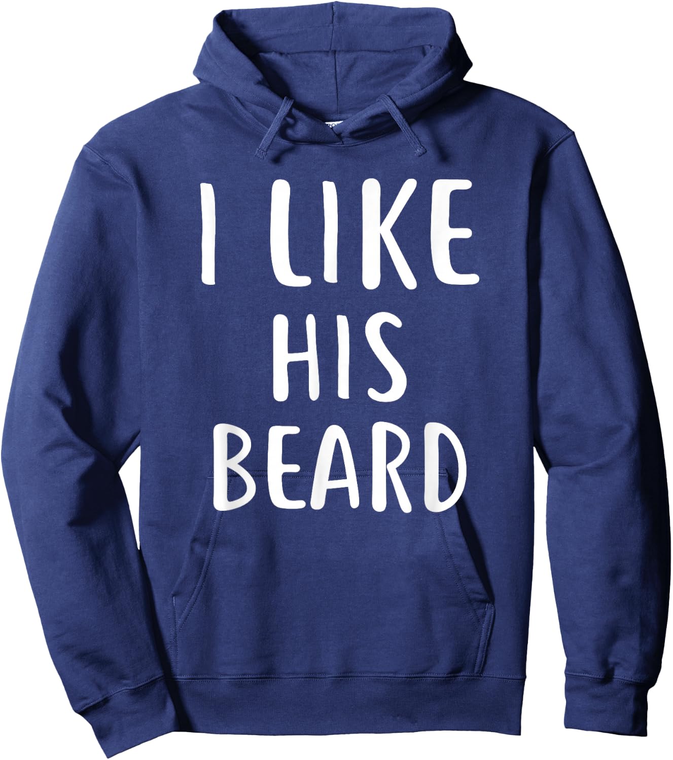 I Like His Beard Compliment Matching Couple Shirts Hoodie - Hoodie | Navy