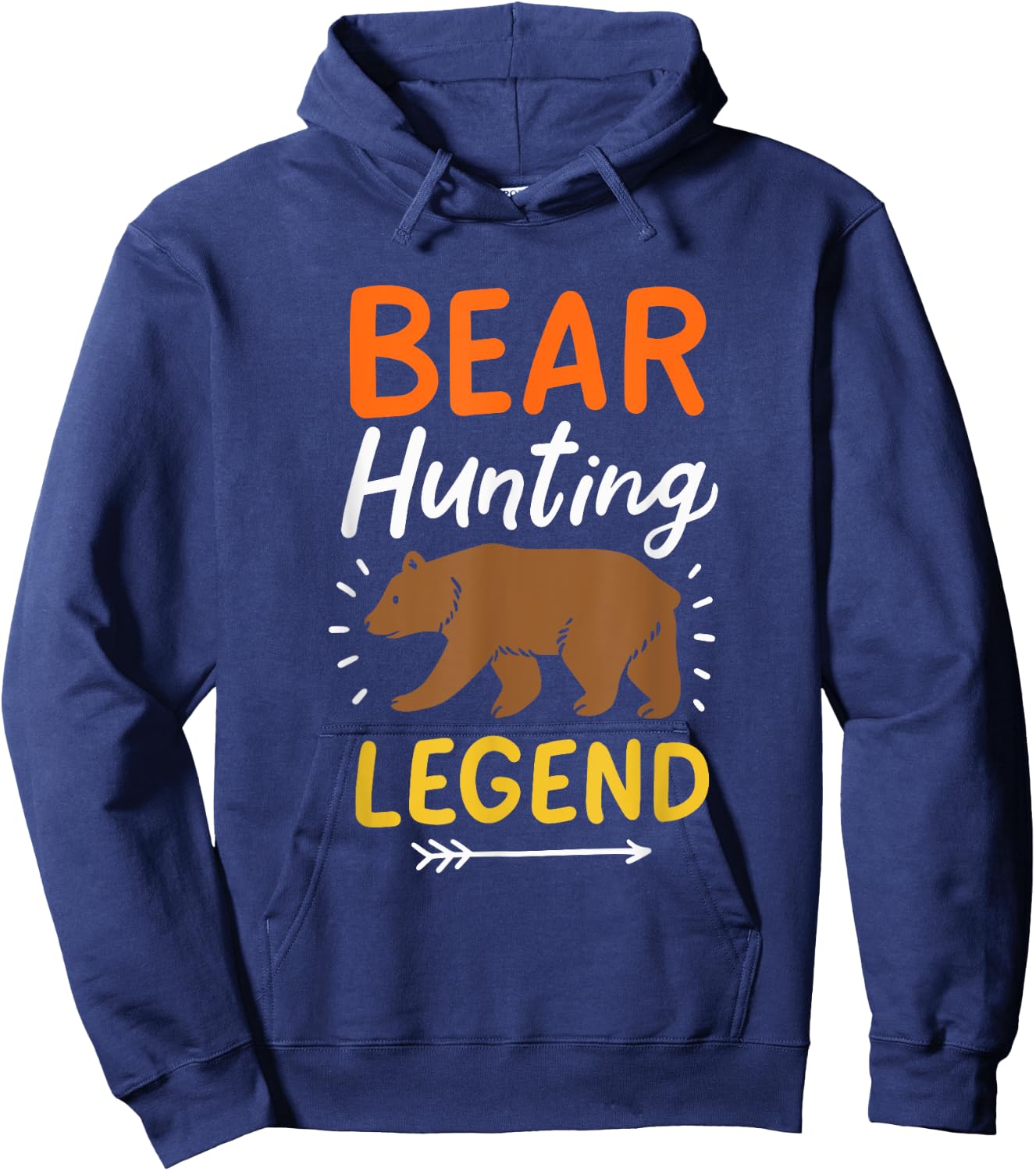 Bear Hunting Legend Bear Slayer Bear Hunter Bear Hunting Hoodie - Hoodie | Navy