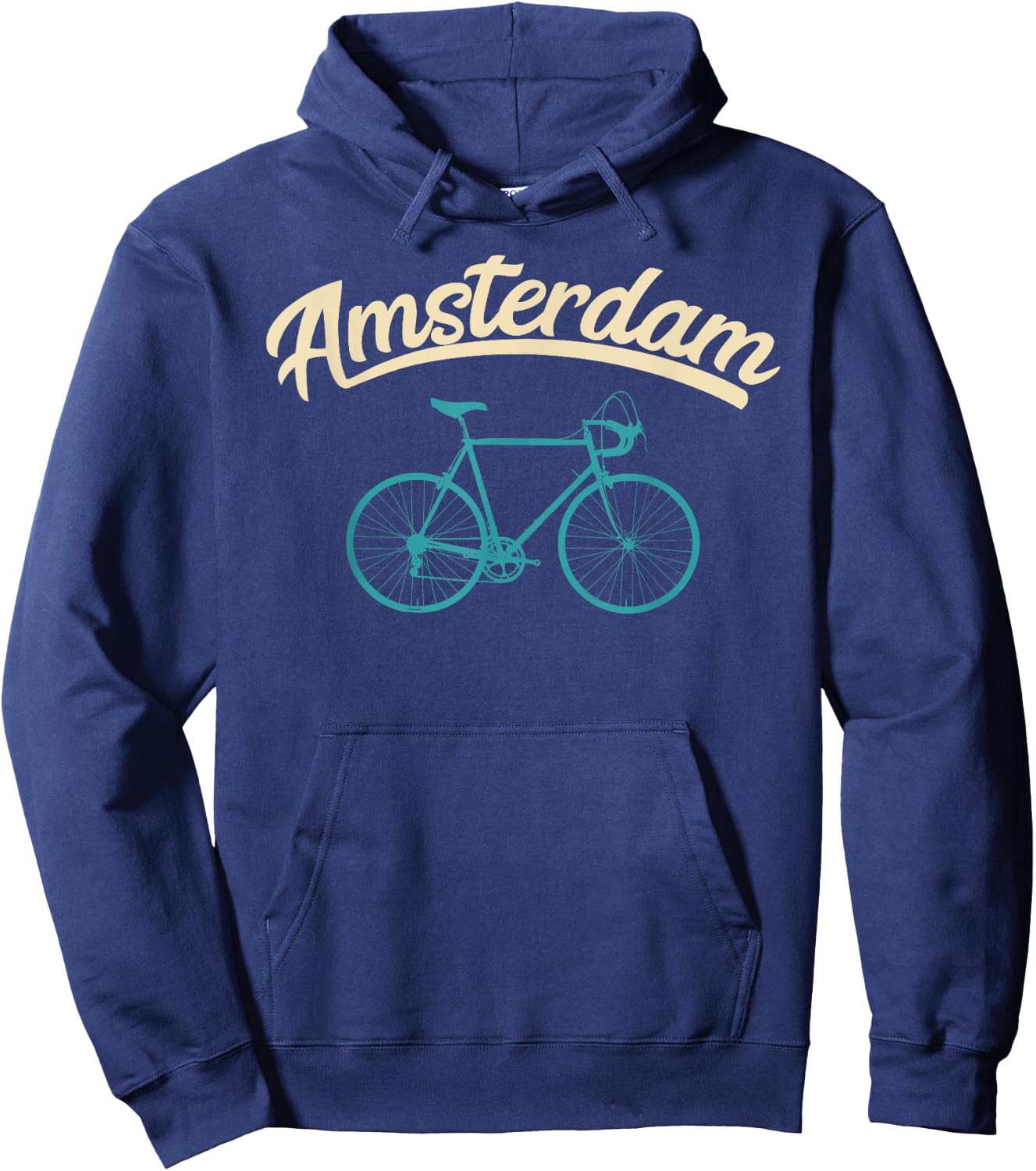 Netherlands Amsterdam Bike Bicycle Lover Gift Hoodie - Hoodie | Navy