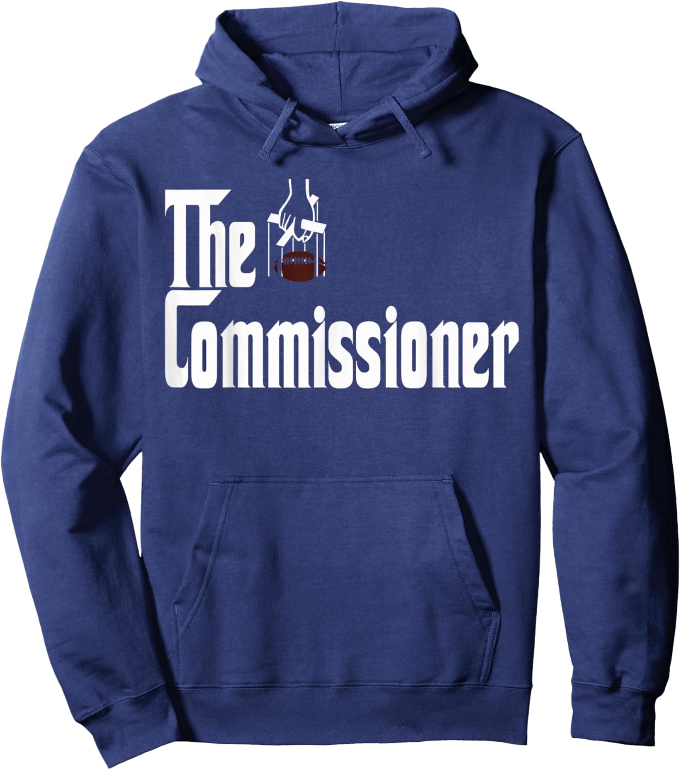 Fantasy Football Commissioner Draft Party Commish FFL Hoodie - Hoodie | Navy