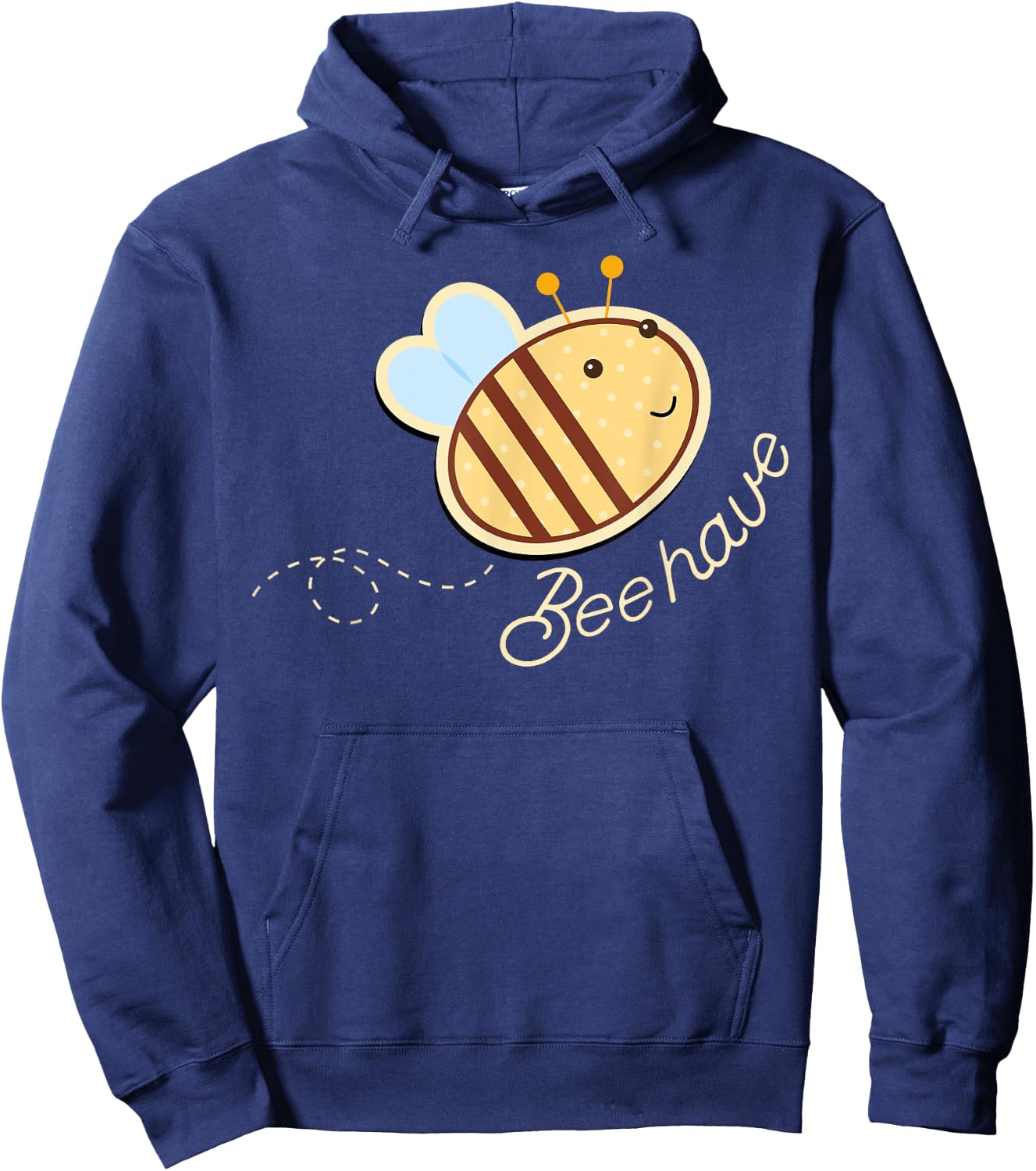 Funny parent teacher cute learn to behave bee kids beehave Hoodie - Hoodie | Navy