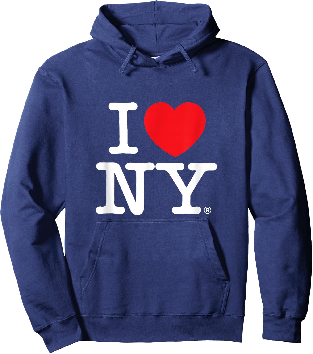 with German Text "Ich Liebe Mein KLASSISCHES Logo Hoodie - Hoodie | Navy