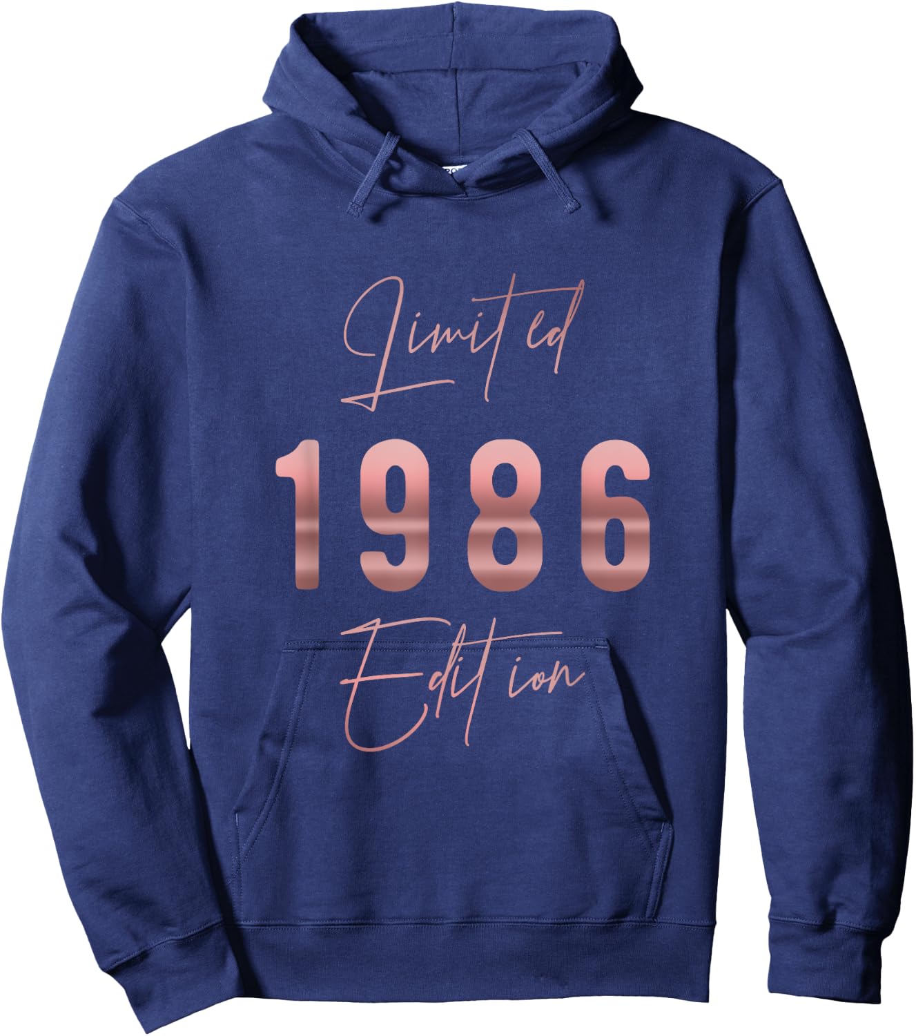 Limited Edition 1986 Birthyear Birthday Hoodie - Hoodie | Navy