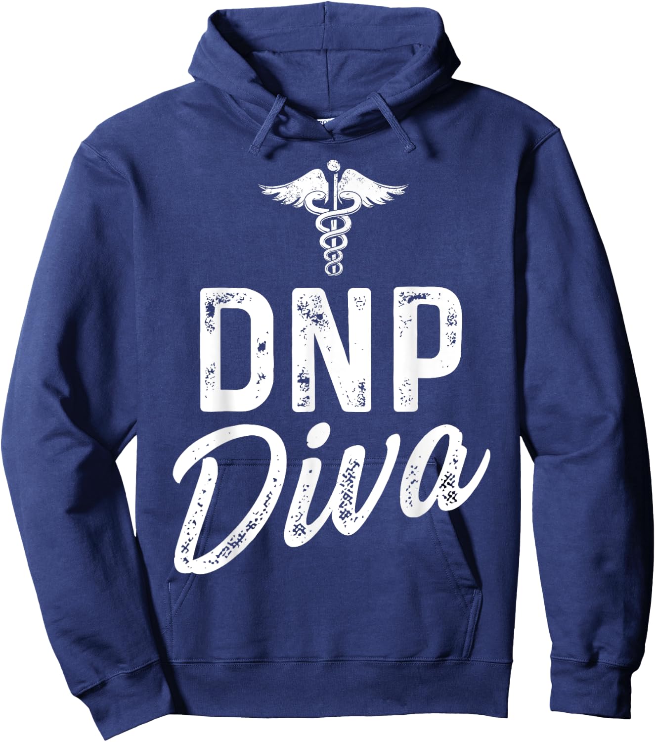 DNP Doctor of Nursing Practice Diva RN Nurse Hoodie - Hoodie | Navy