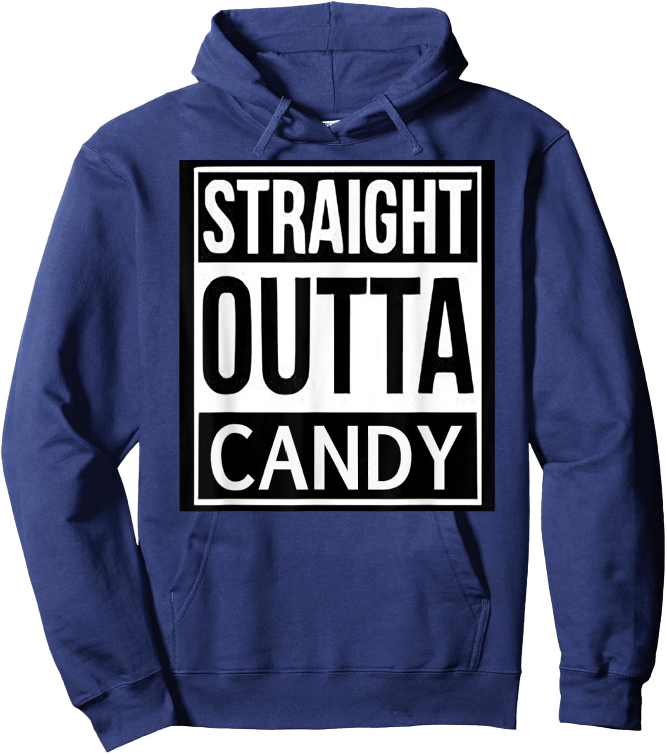 Straight Outta Candy Halloween Hoodie - Hoodie | Navy