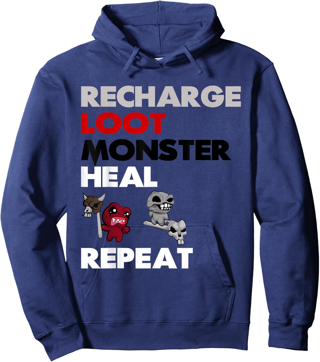 The binding of Isaac Repeat - Board game clothing Hoodie - Hoodie | Navy