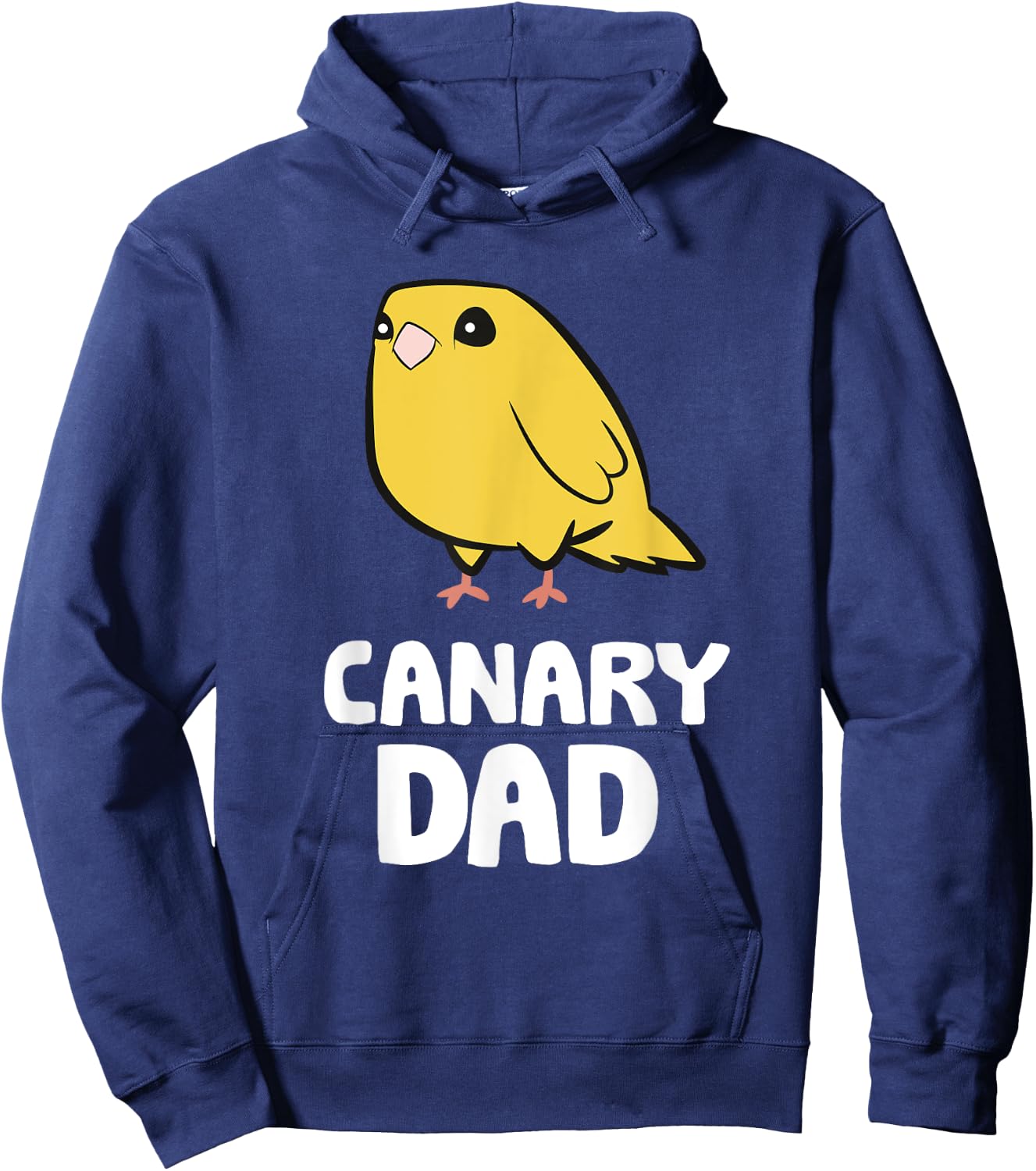 Canary Dad Funny Yellow Canary Papa Hoodie - Hoodie | Navy