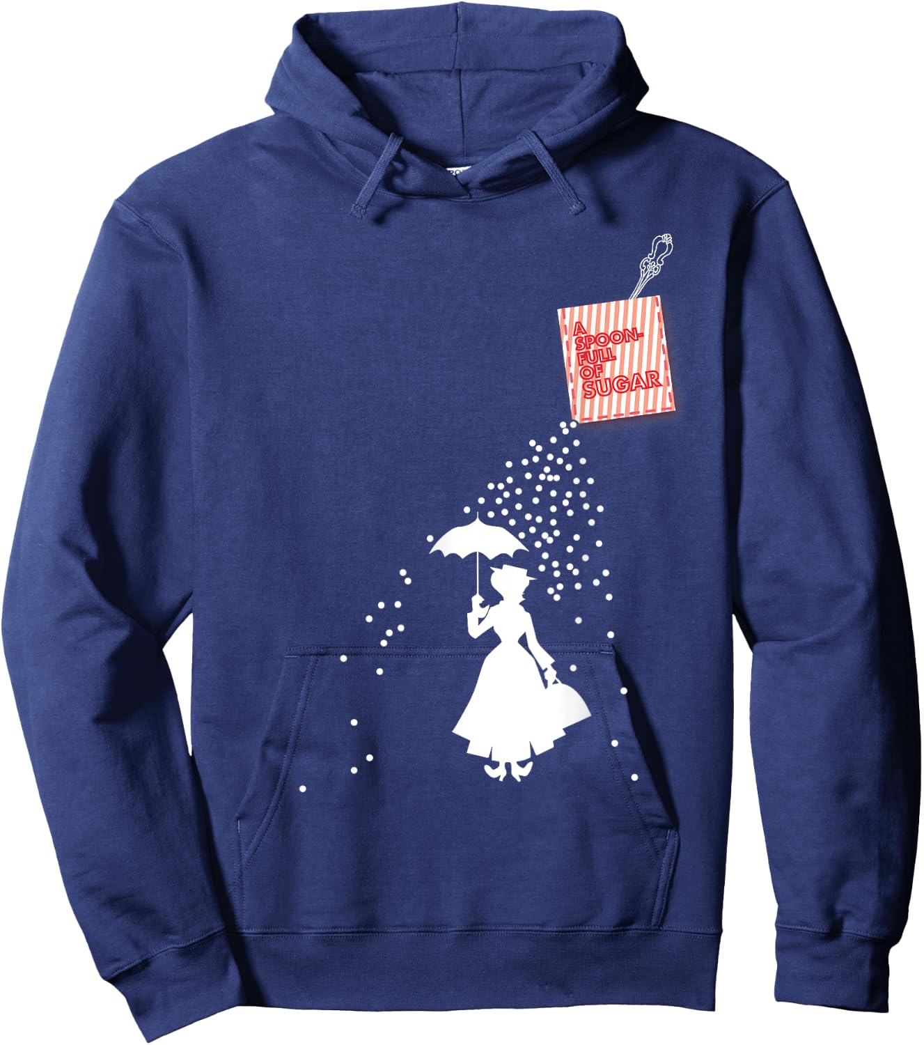 Mary Poppins Spoonfull Pocket Hoodie - Hoodie | Navy