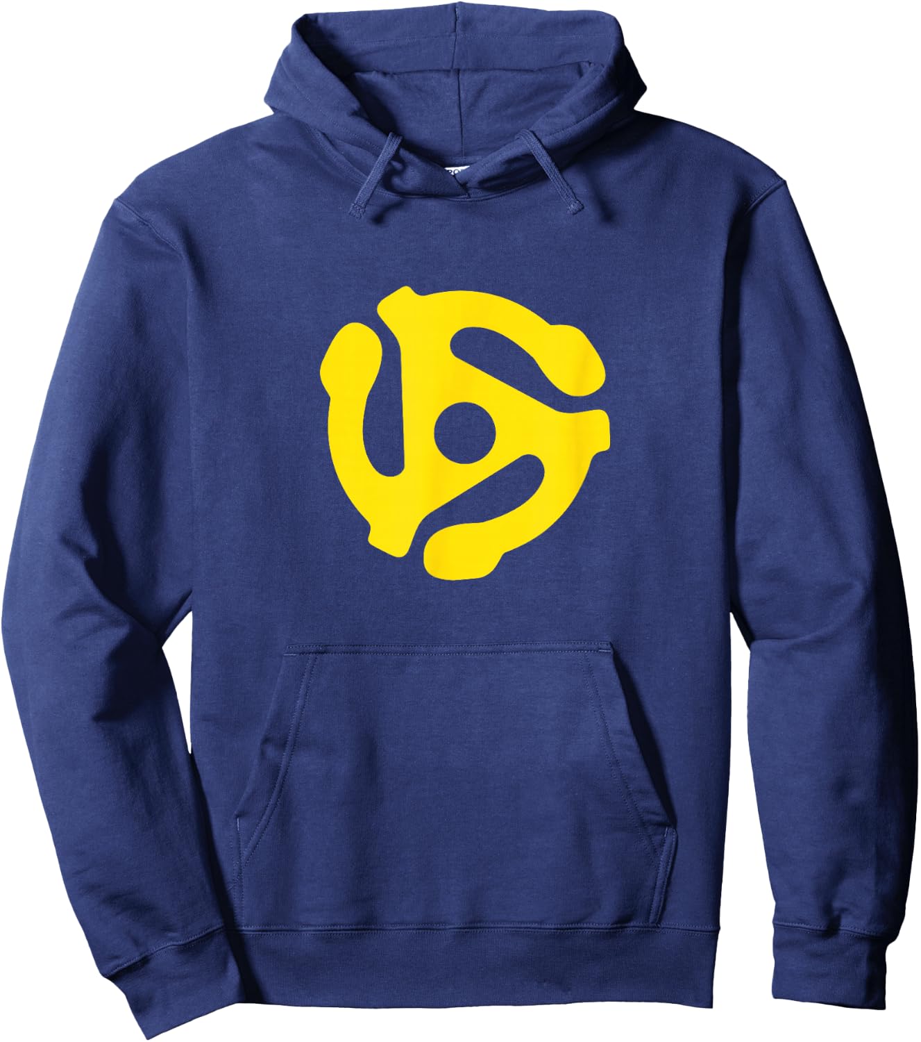 45 Vinyl Record Insert Hoodie - Hoodie | Navy