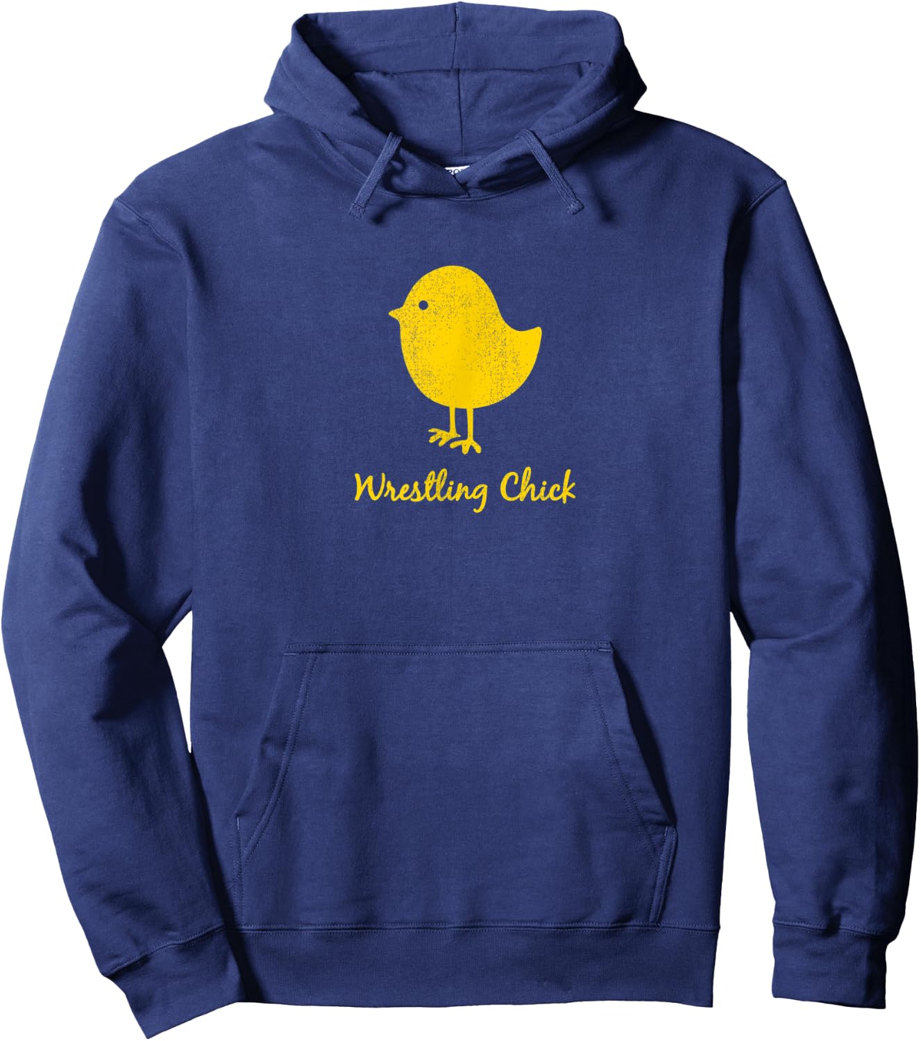 Wrestling Chick - Novelty Wrestler Hoodie - Hoodie | Navy